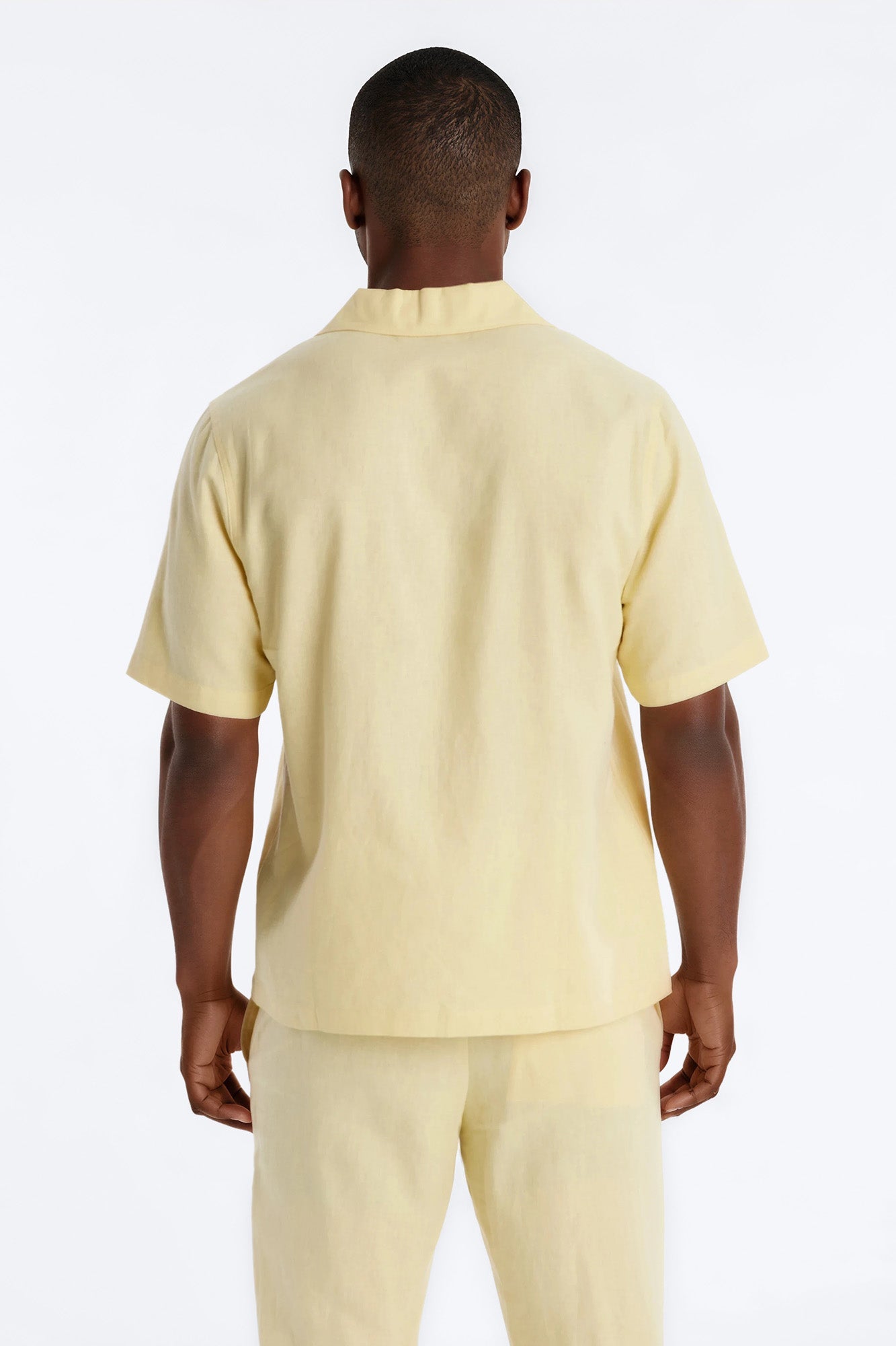 Bahamas Linen Shirt - Butter Yellow