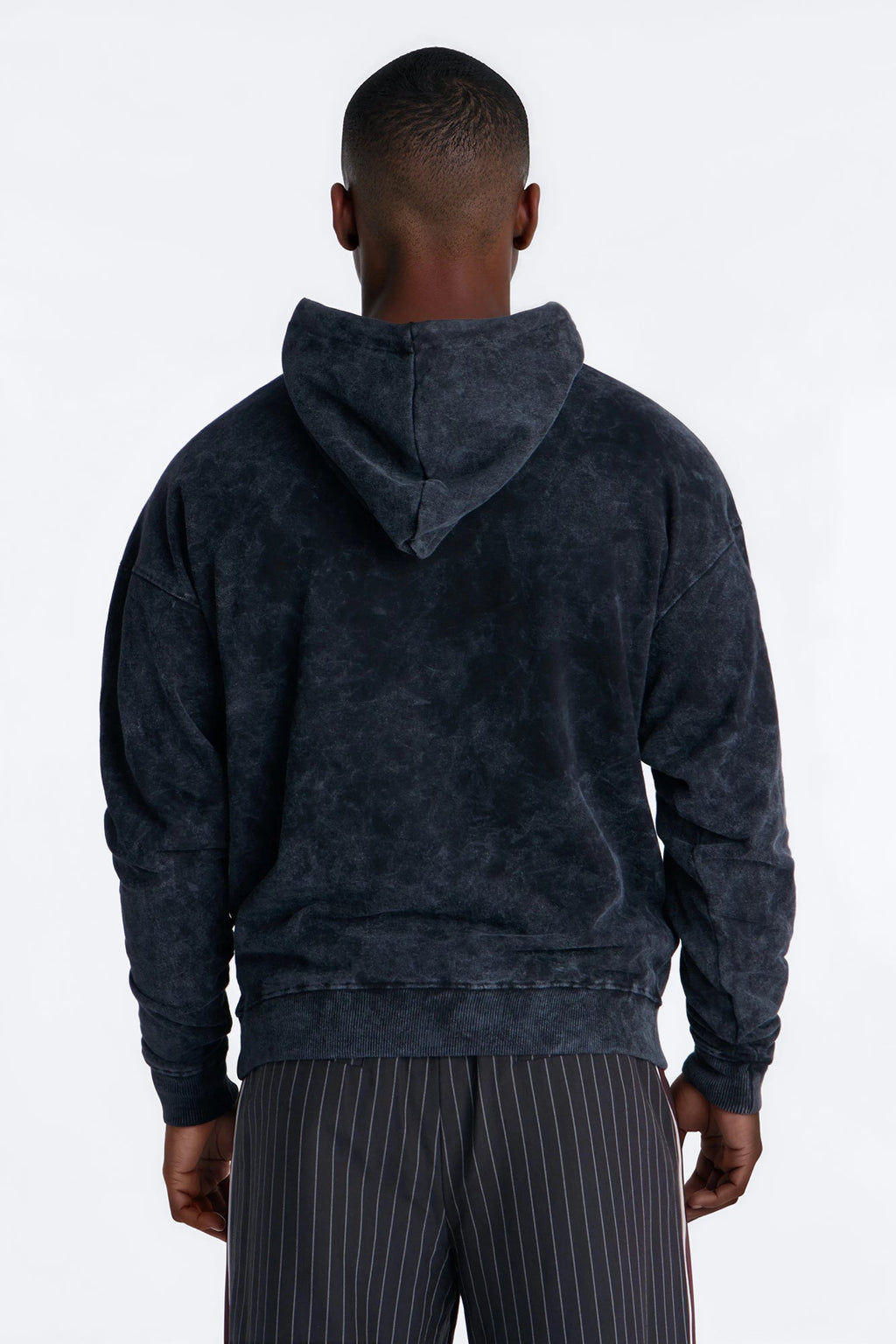 Last Supper Mineral Wash Hoodie - Black Wash