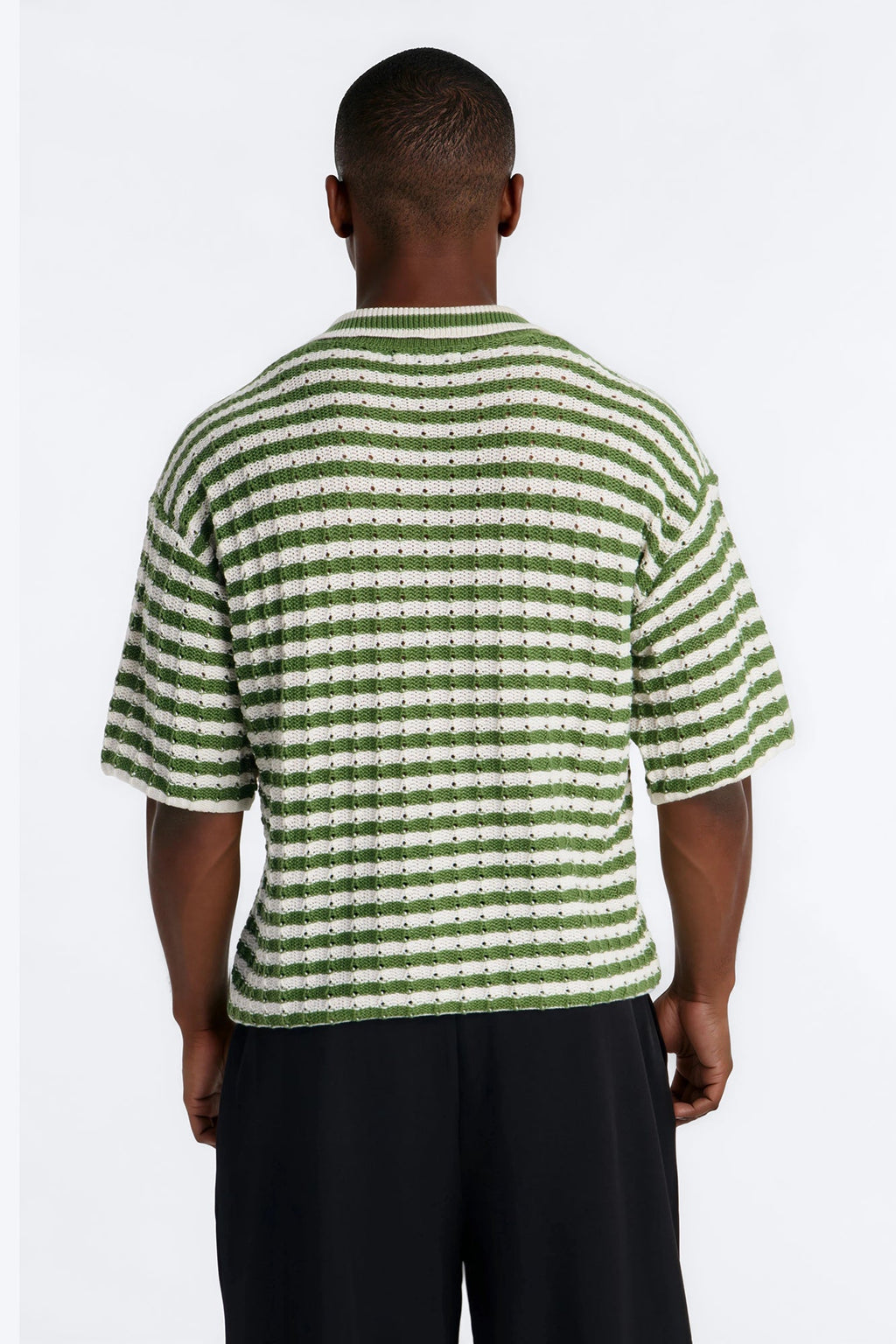 Relaxed Regatta Stripe Polo - Green