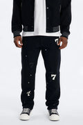 Straight Angel Numbers Pant - Black