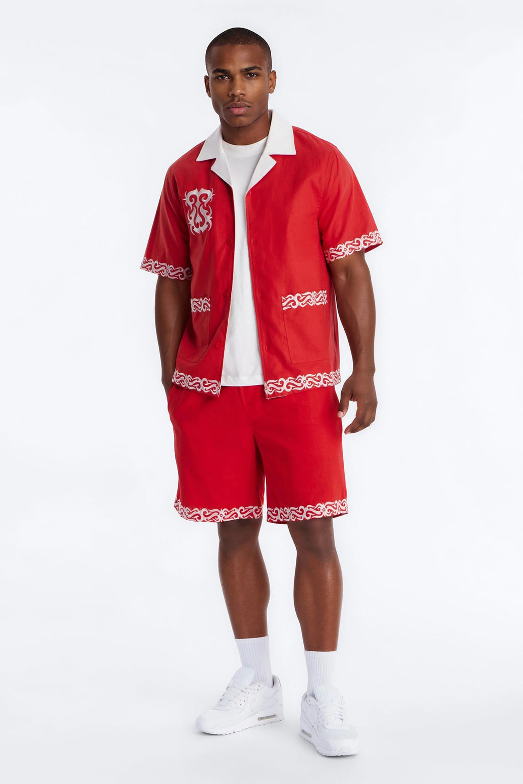 Relaxed Coastal Isla Short - Red