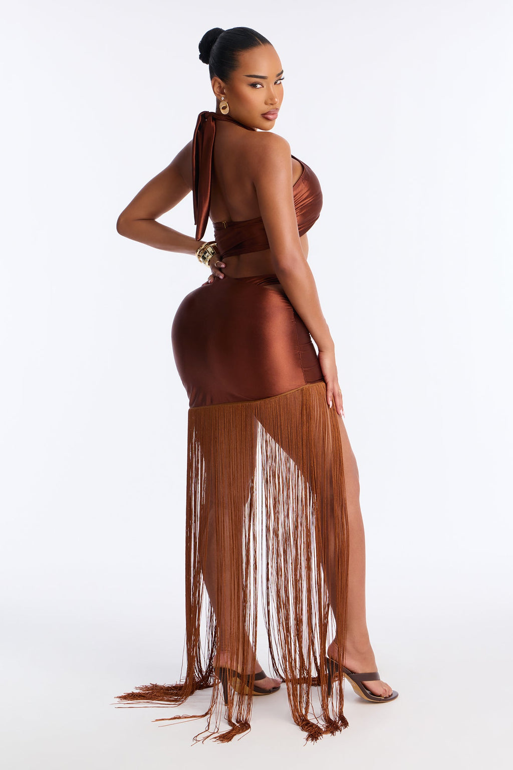 Beach Waves Ringing Swim Sunsuit - Bronze