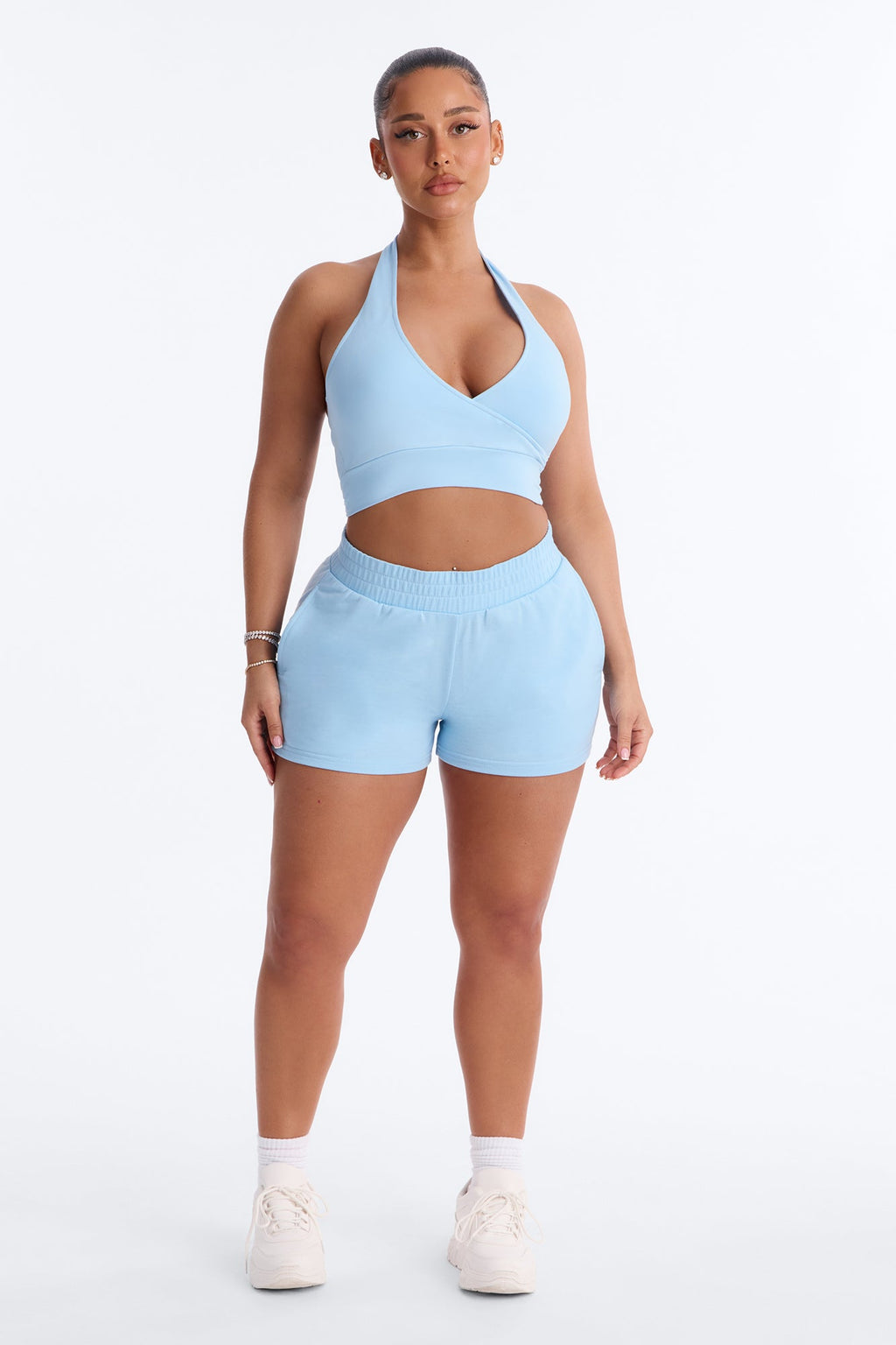 Fridah Sports Bra Short Set - Blue
