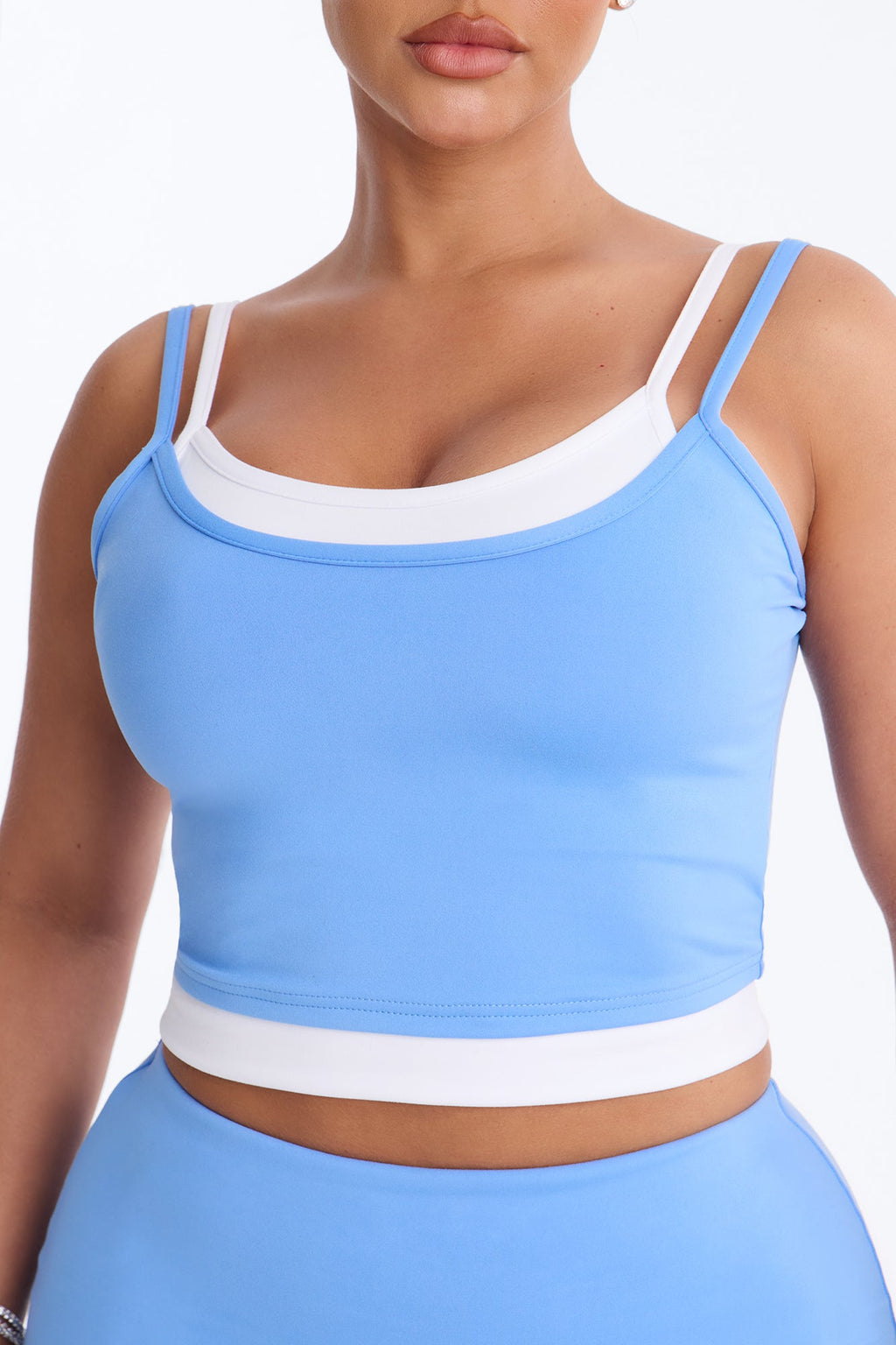 Claudia Mini Skirt Set - Blue