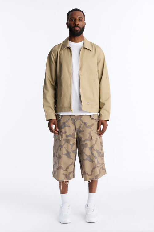 Baggy Subtle Distressed Short - Brown