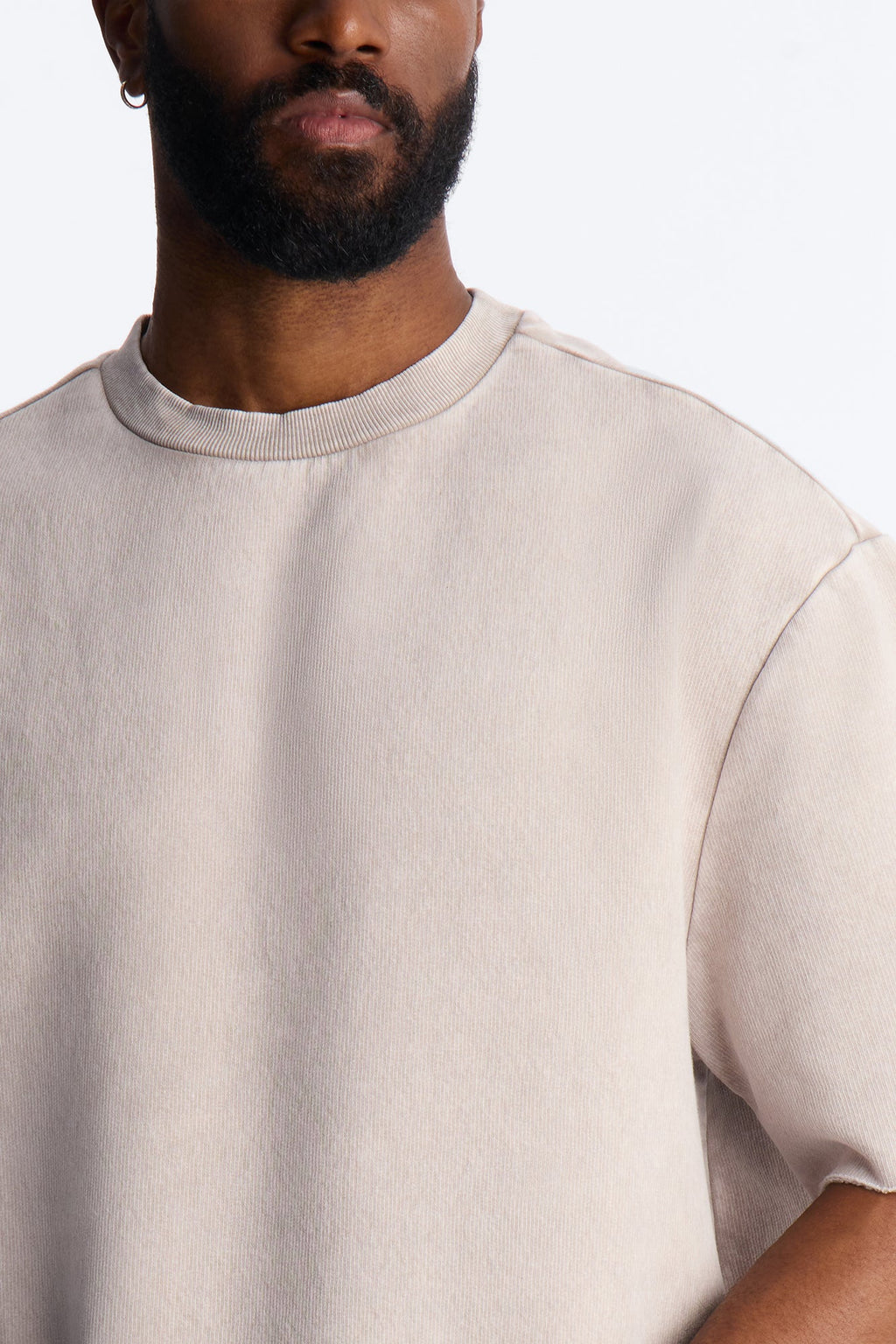On The Go Washed Tee - Taupe