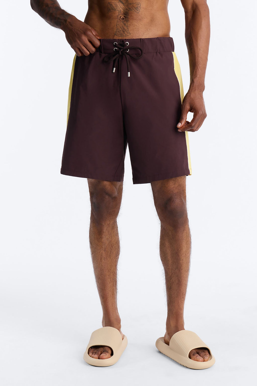 Everyday Stretch Paneled Boardshorts 9″ - Brown