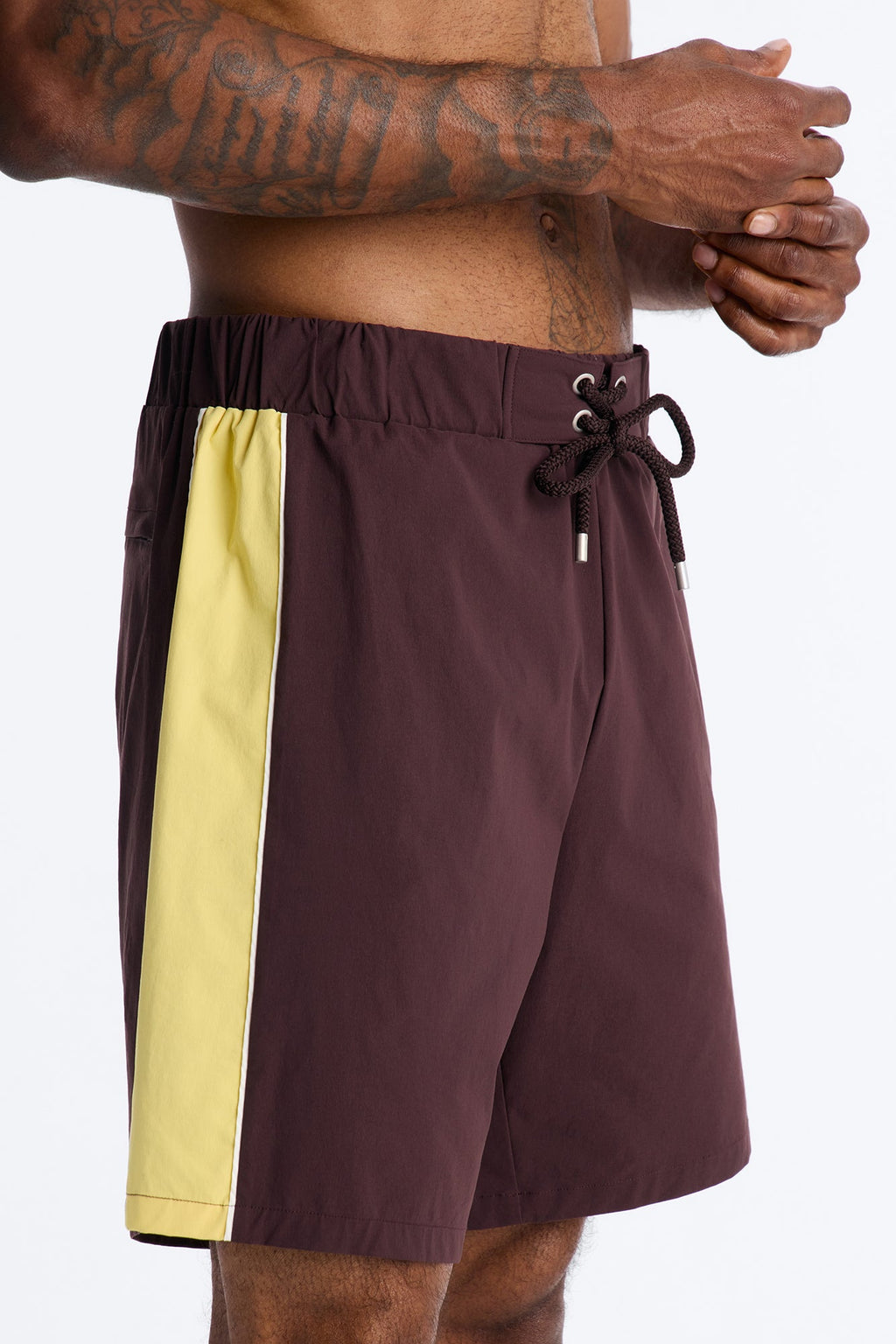 Everyday Stretch Paneled Boardshorts 9″ - Brown