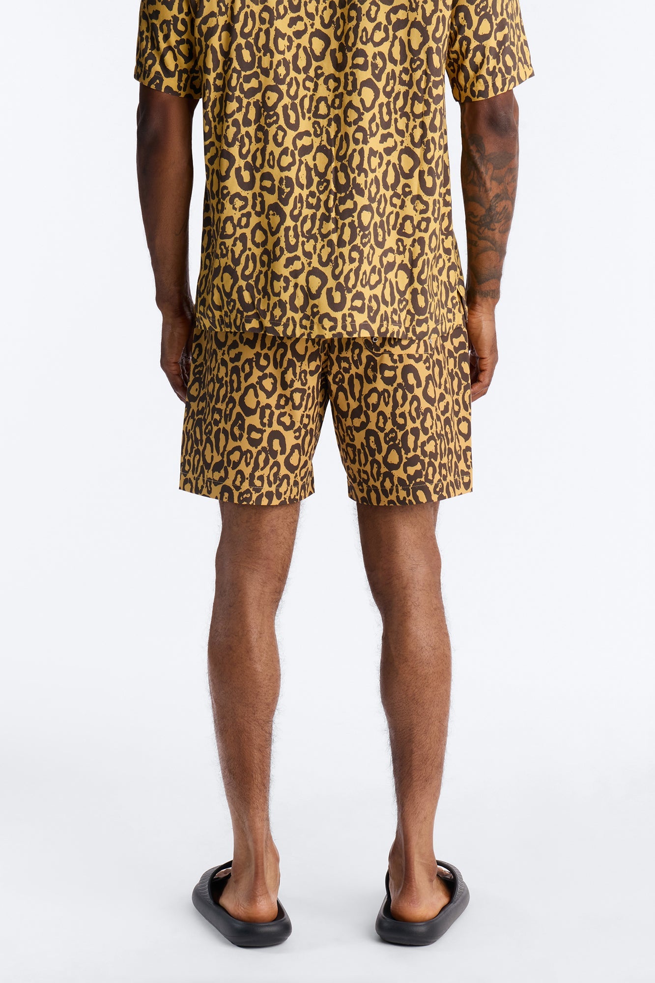 Loyalty In The Wild Swim Trunk 7″ - Leopard