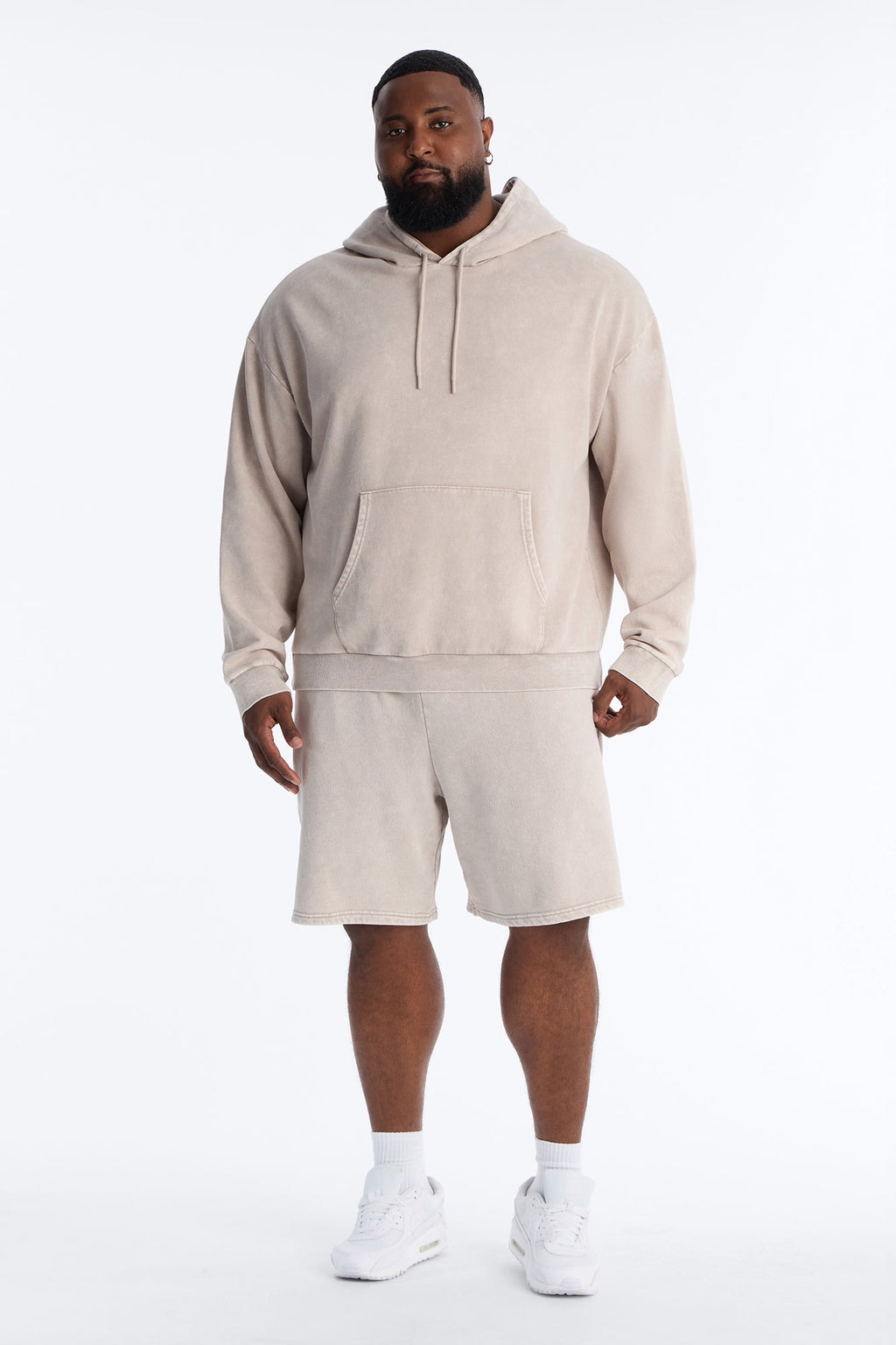 On The Go Washed Hoodie - Taupe