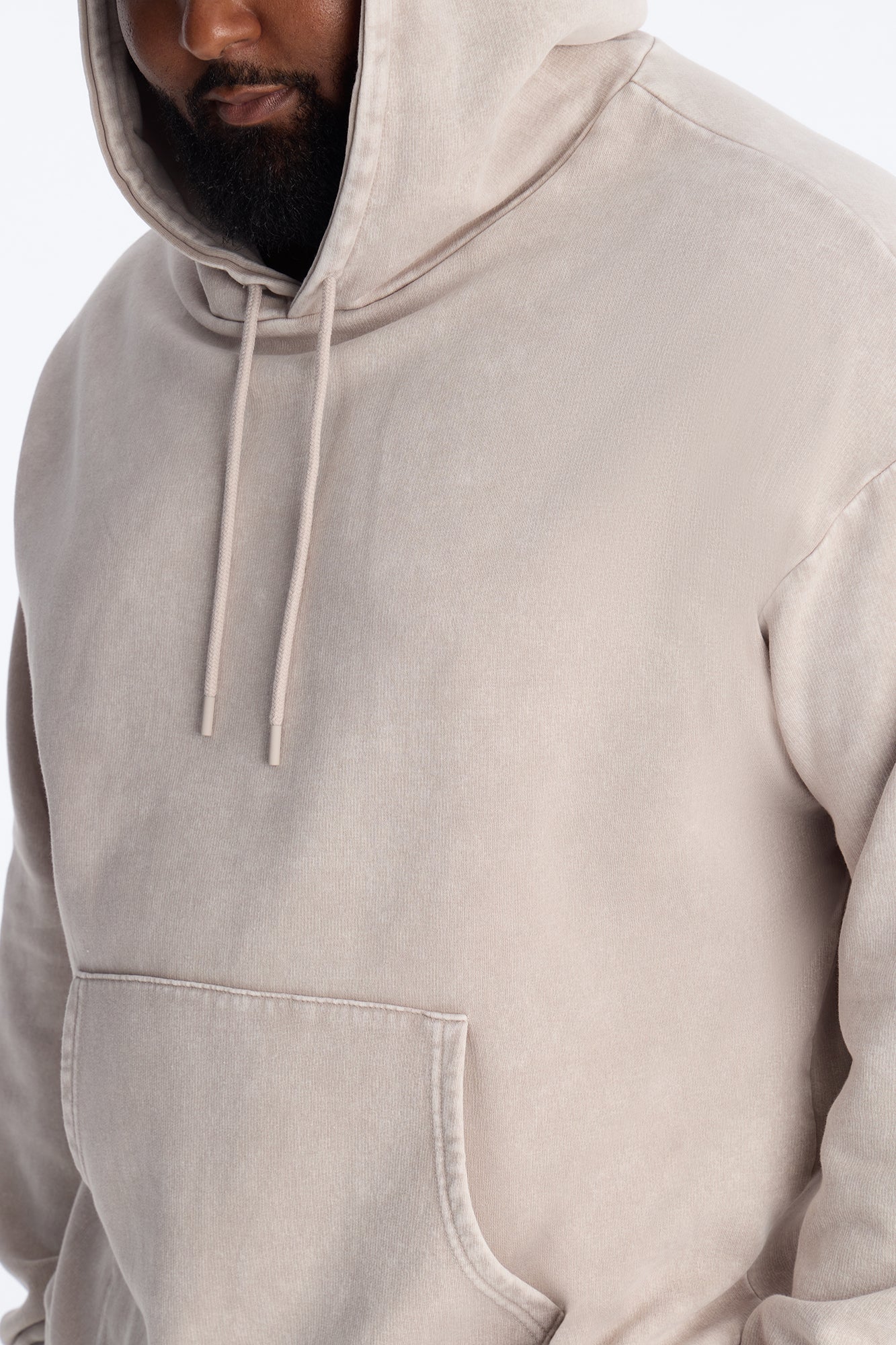 On The Go Washed Hoodie - Taupe