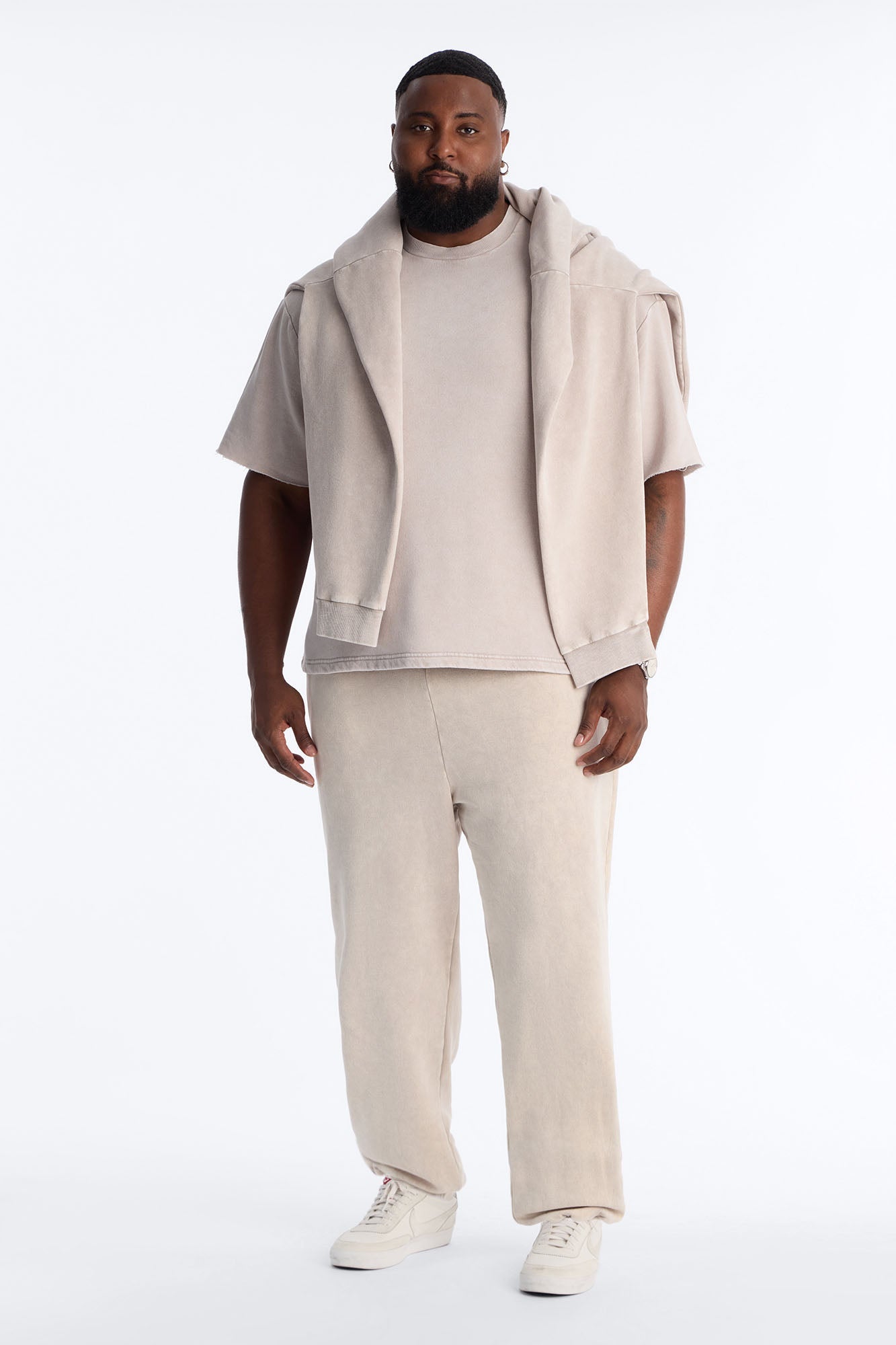 On The Go Washed Tee - Taupe