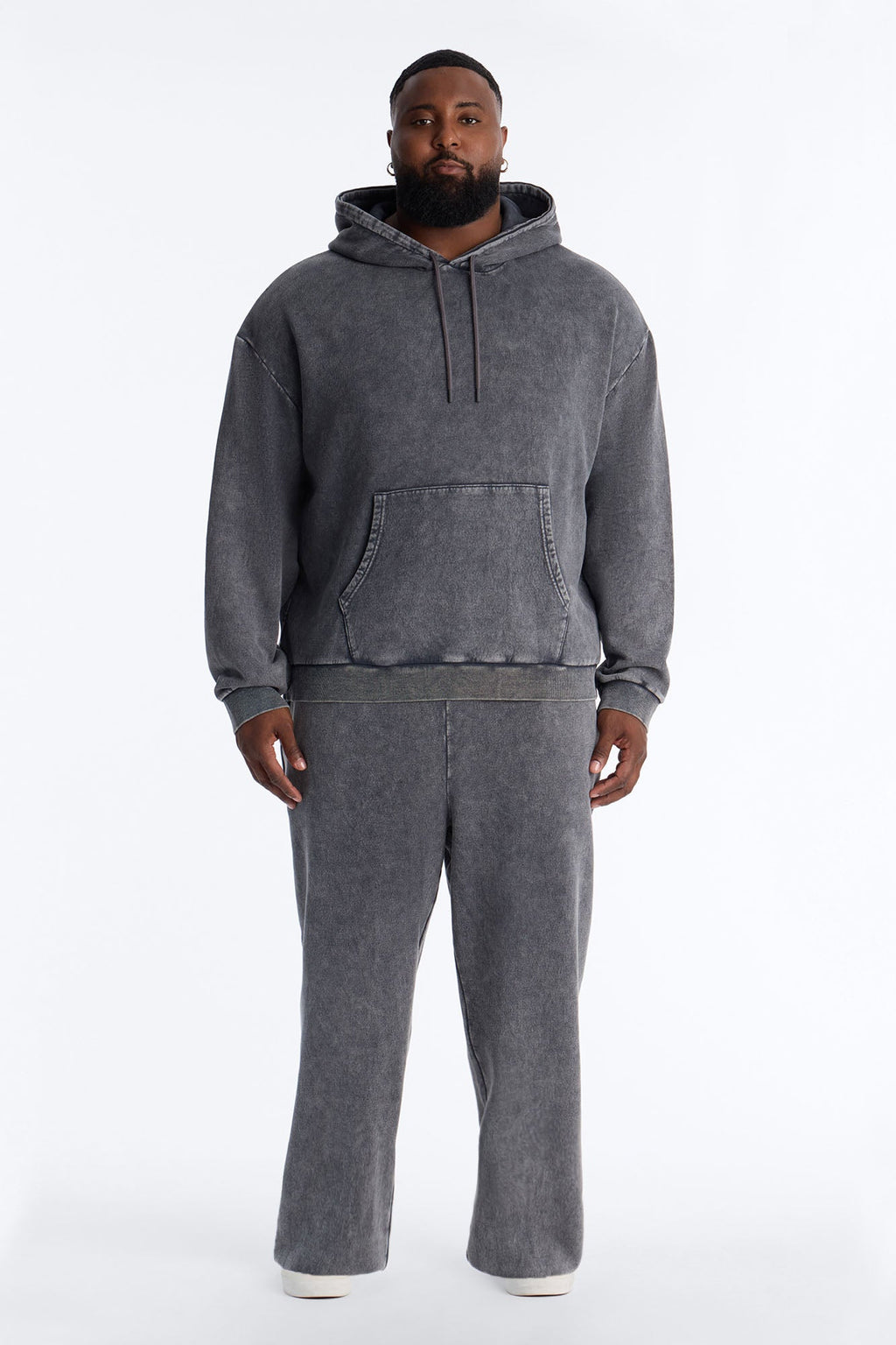On The Go Washed Jogger - Charcoal