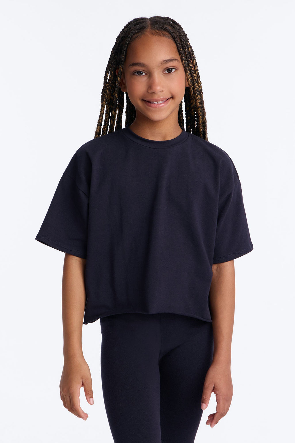 Mini My Go To Biker Short Set - Navy