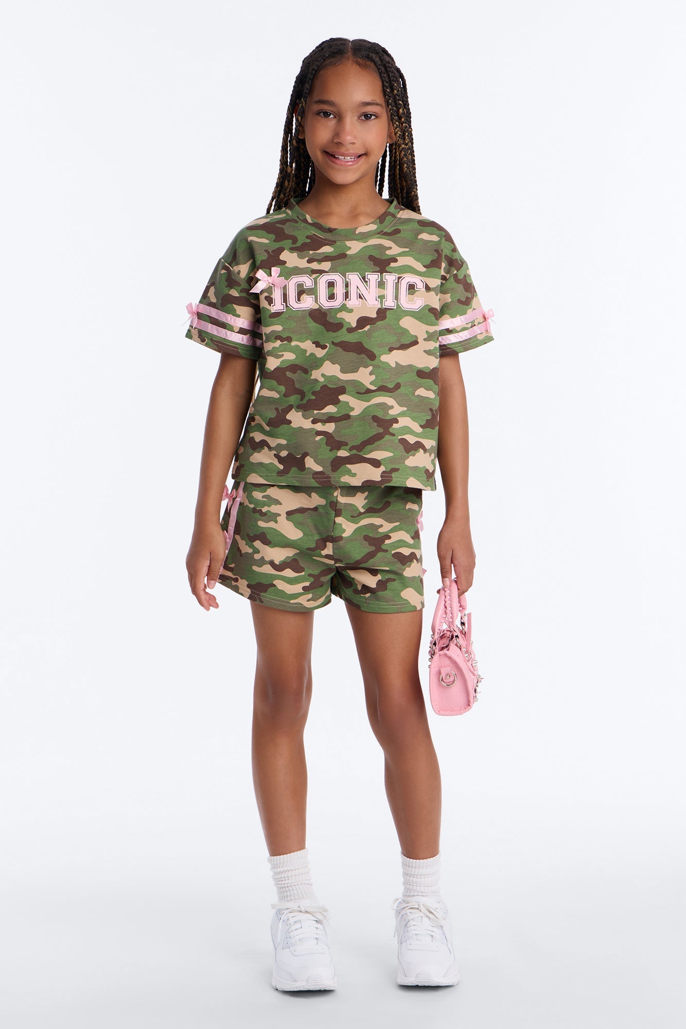Mini I’m Iconic Short Set - Camouflage
