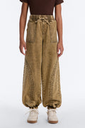 Mini Alicia Washed Jogger Twill Pant - Olive