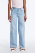 Mini Positively Pretty Wide Leg Jeans - Light Wash
