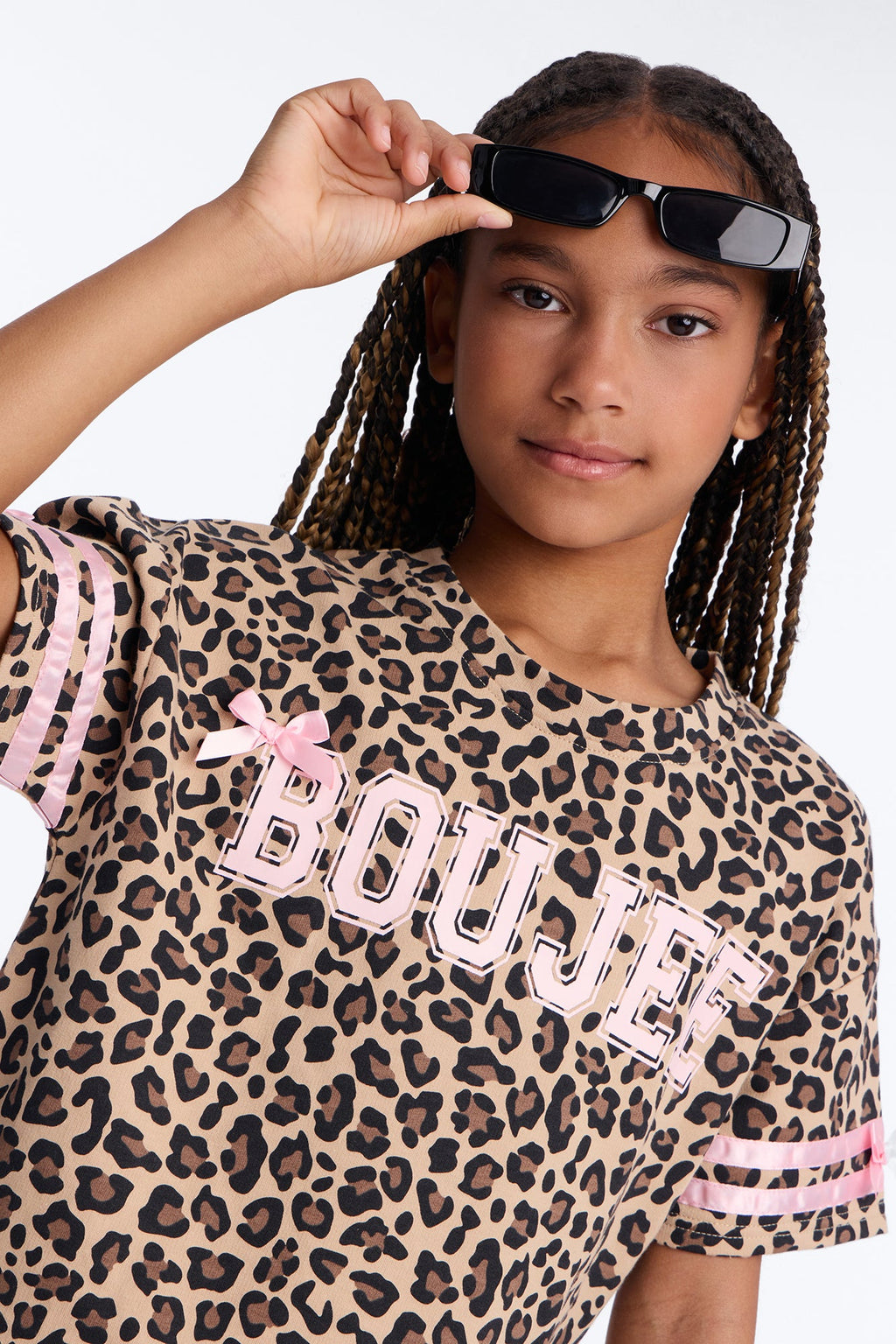 Mini Beautifully Boujee Short Set - Leopard