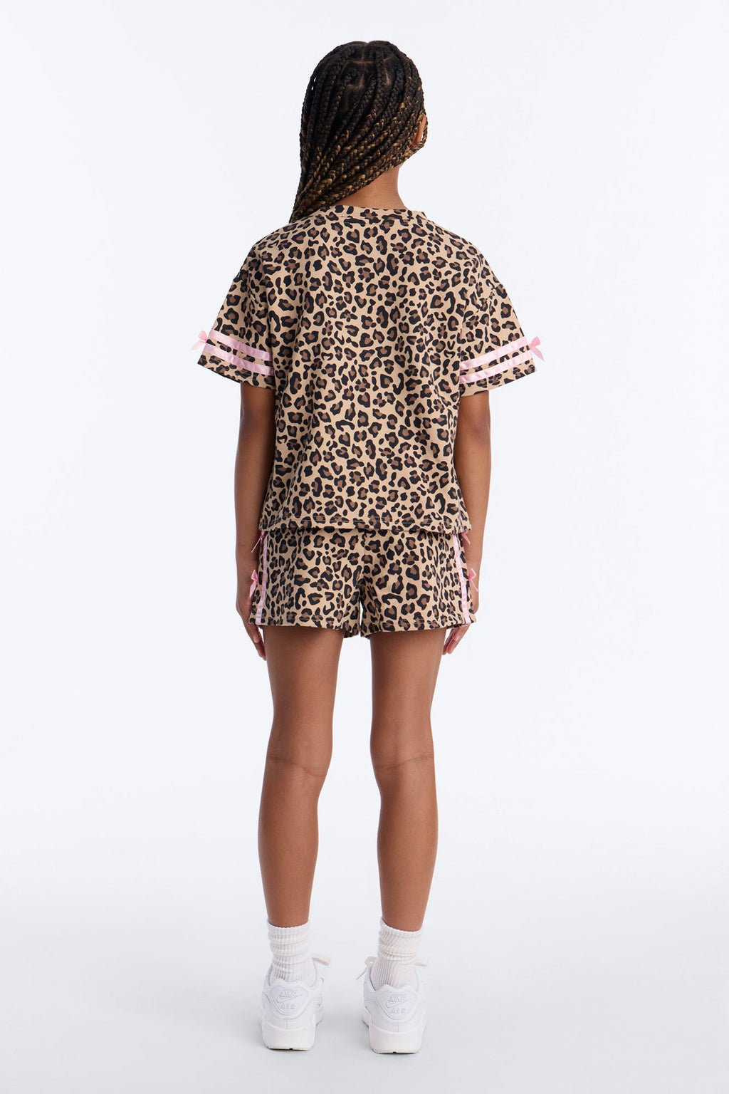 Mini Beautifully Boujee Short Set - Leopard