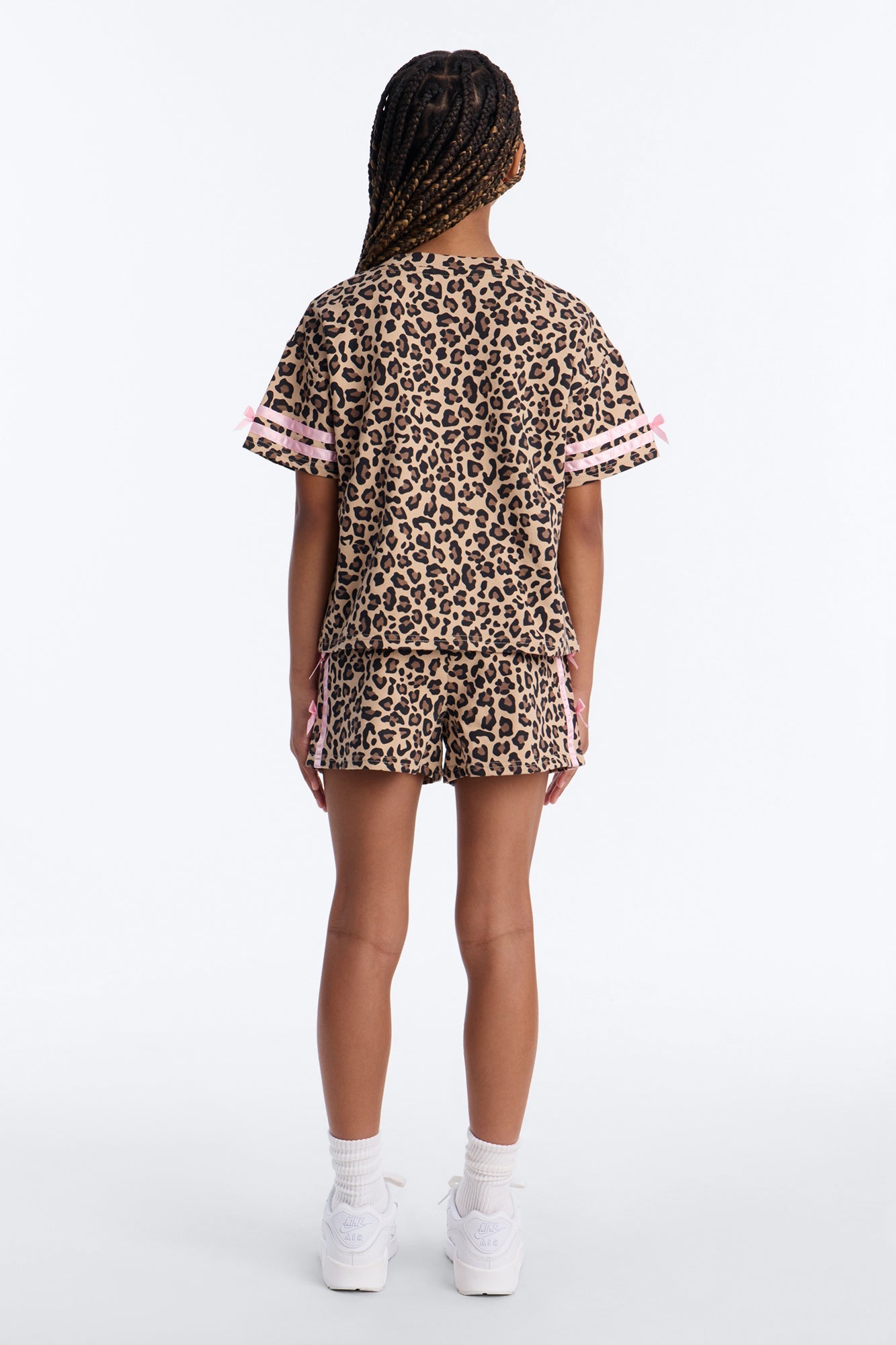 Mini Beautifully Boujee Short Set - Leopard