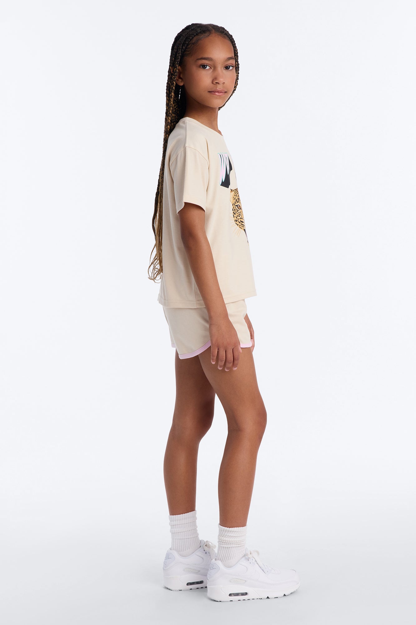 Mini Wild & Free Short Set - Sand