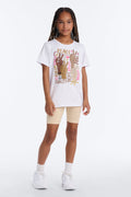 Mini Peace And Equality Bike Short Set - White/combo