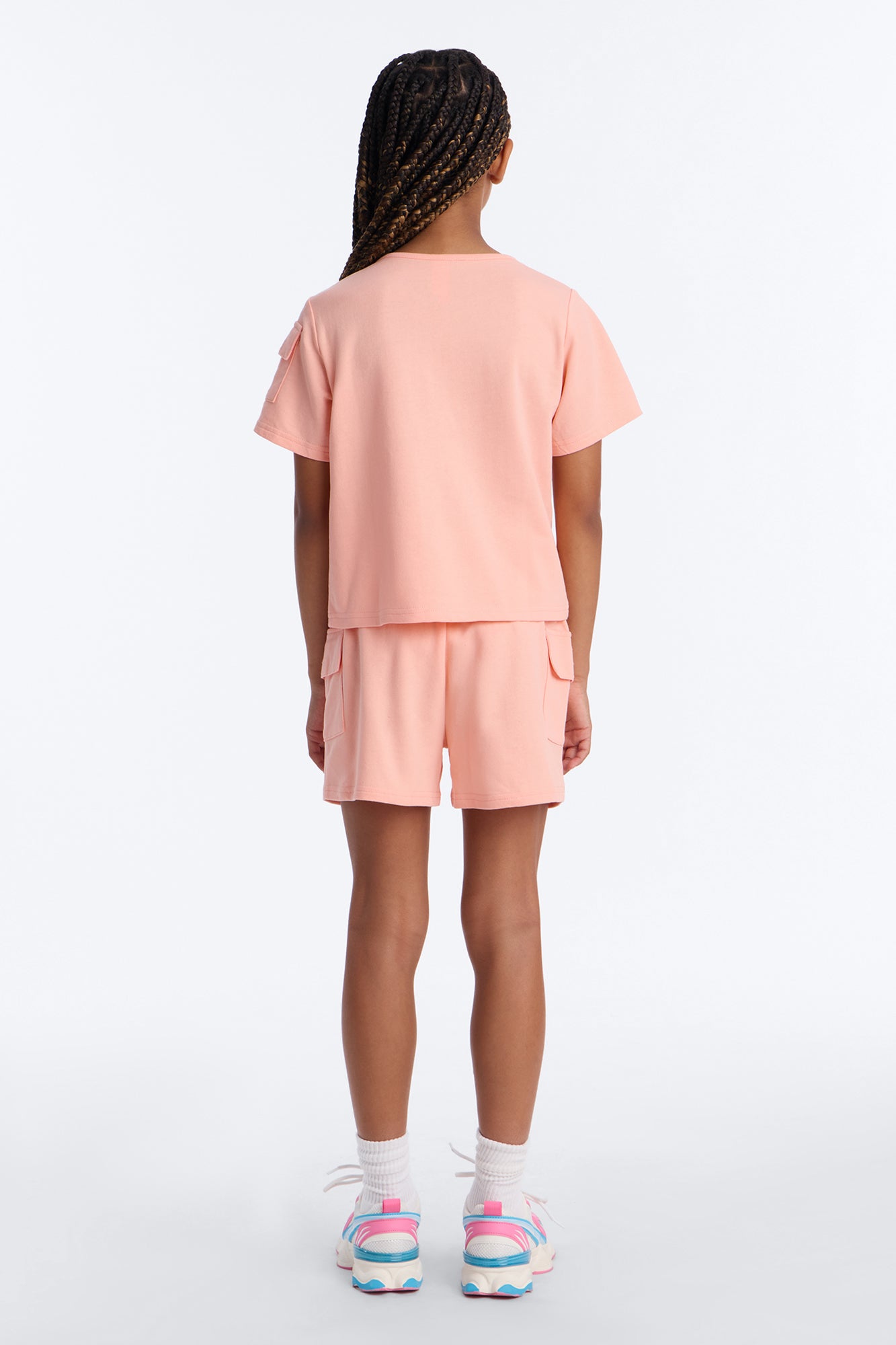 Mini Such A Drama Queen Short Set - Coral