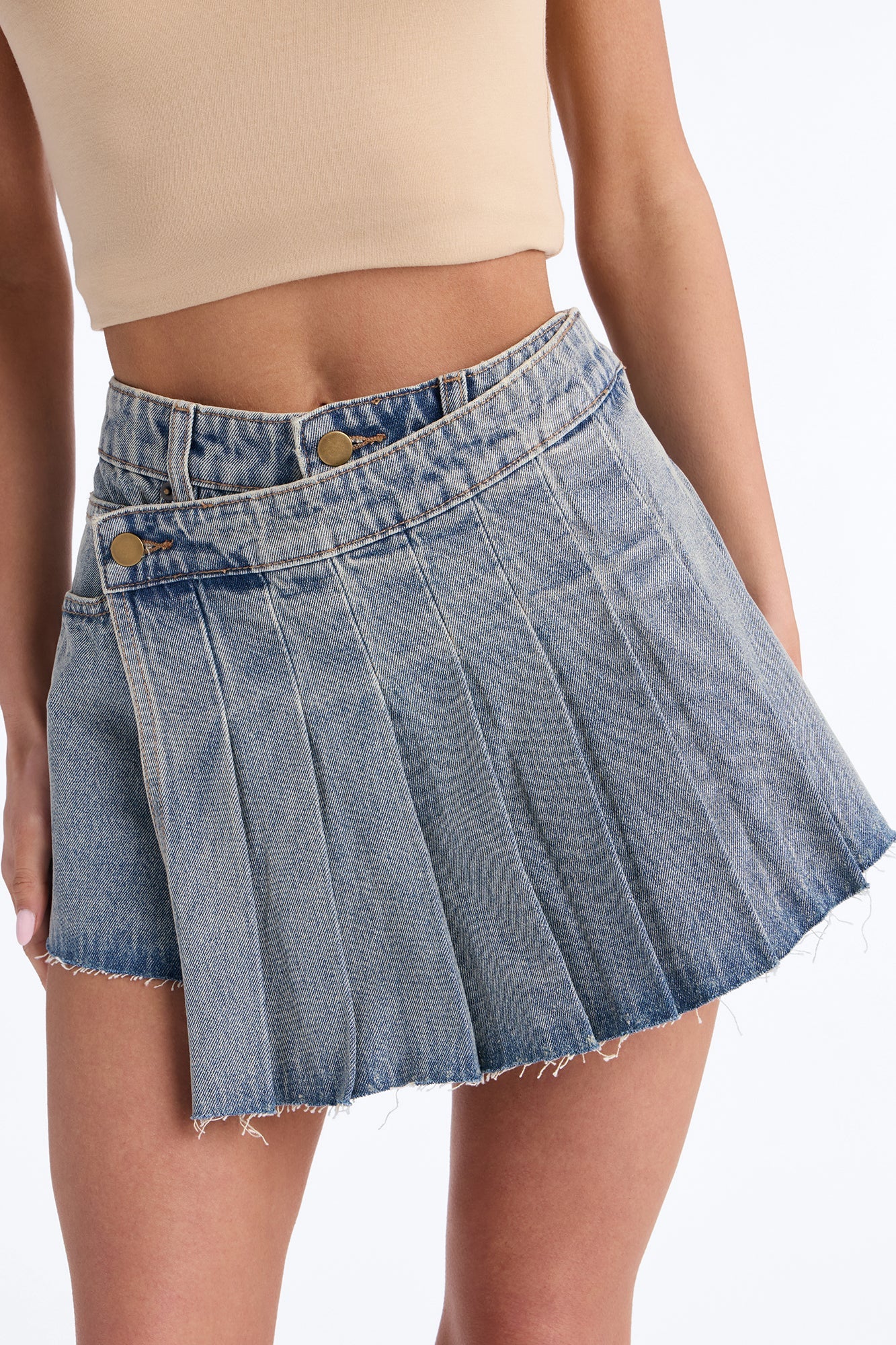 Spring Fling Jacquard Denim Trucker Jacket - Light Wash