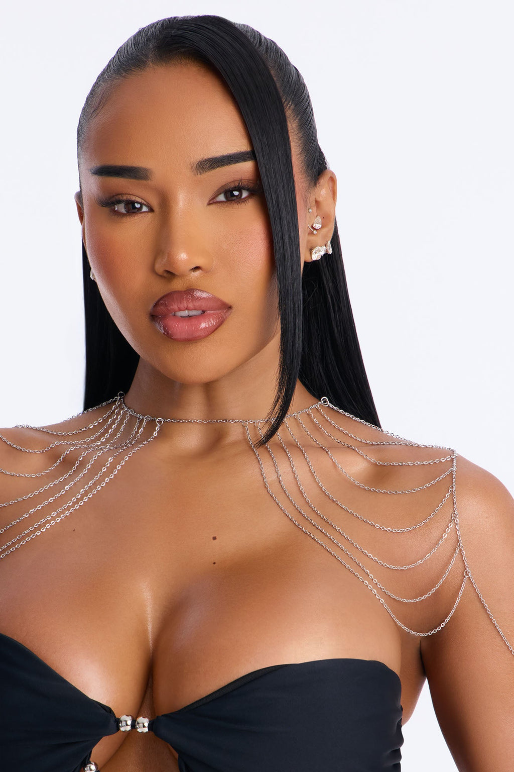 Ember Layered Body Chain - Silver