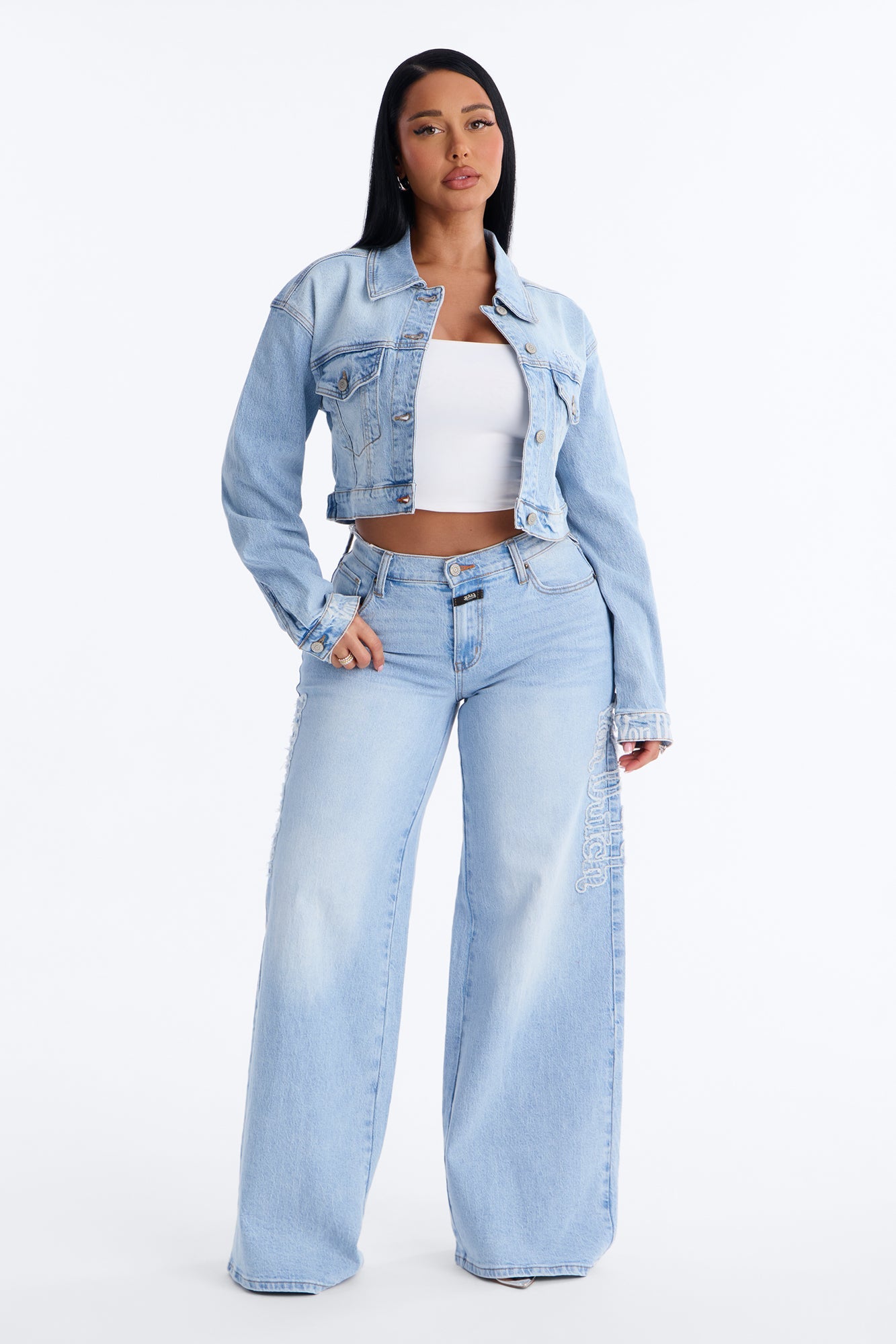 Von Dutch Trucker Denim Jacket - Light Wash
