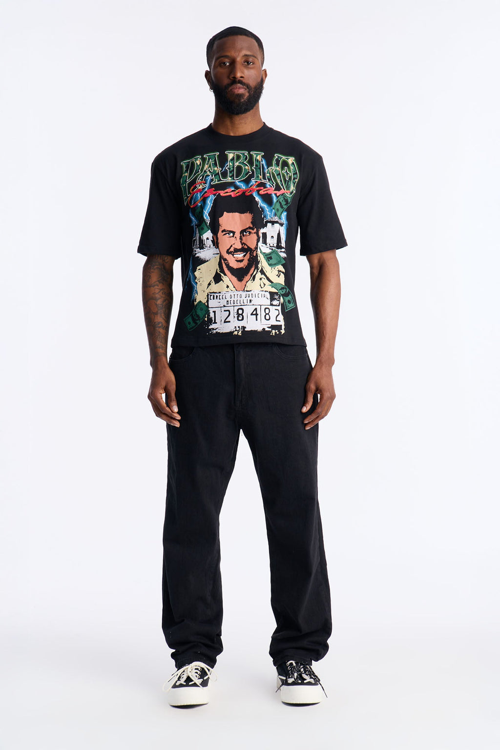 Don Pablo Escobar Short Sleeve Tee - Black
