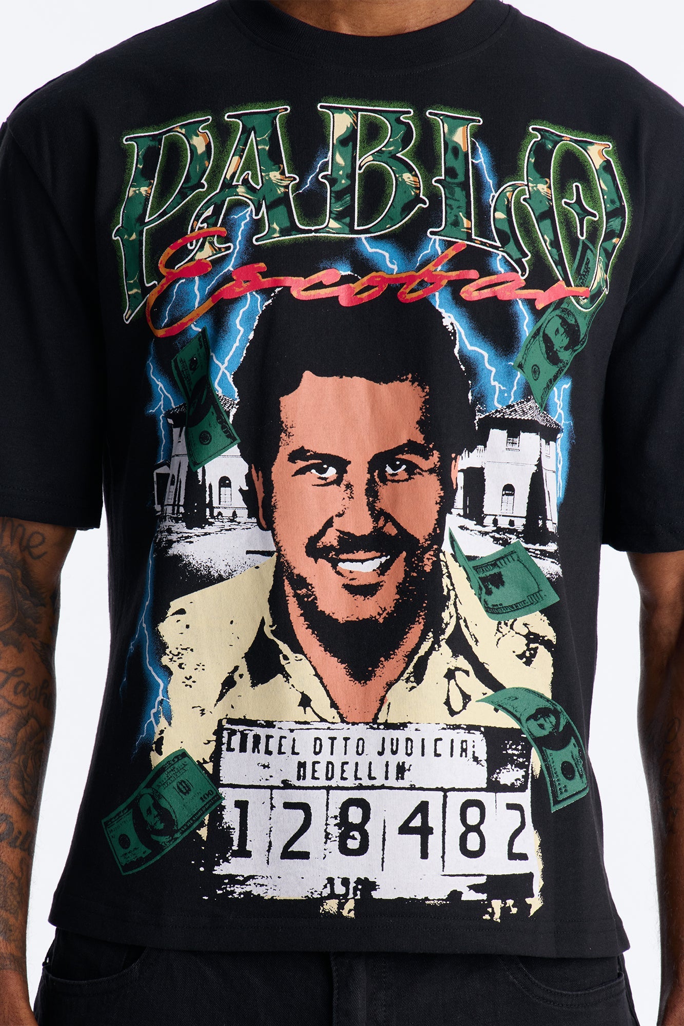 Don Pablo Escobar Short Sleeve Tee - Black