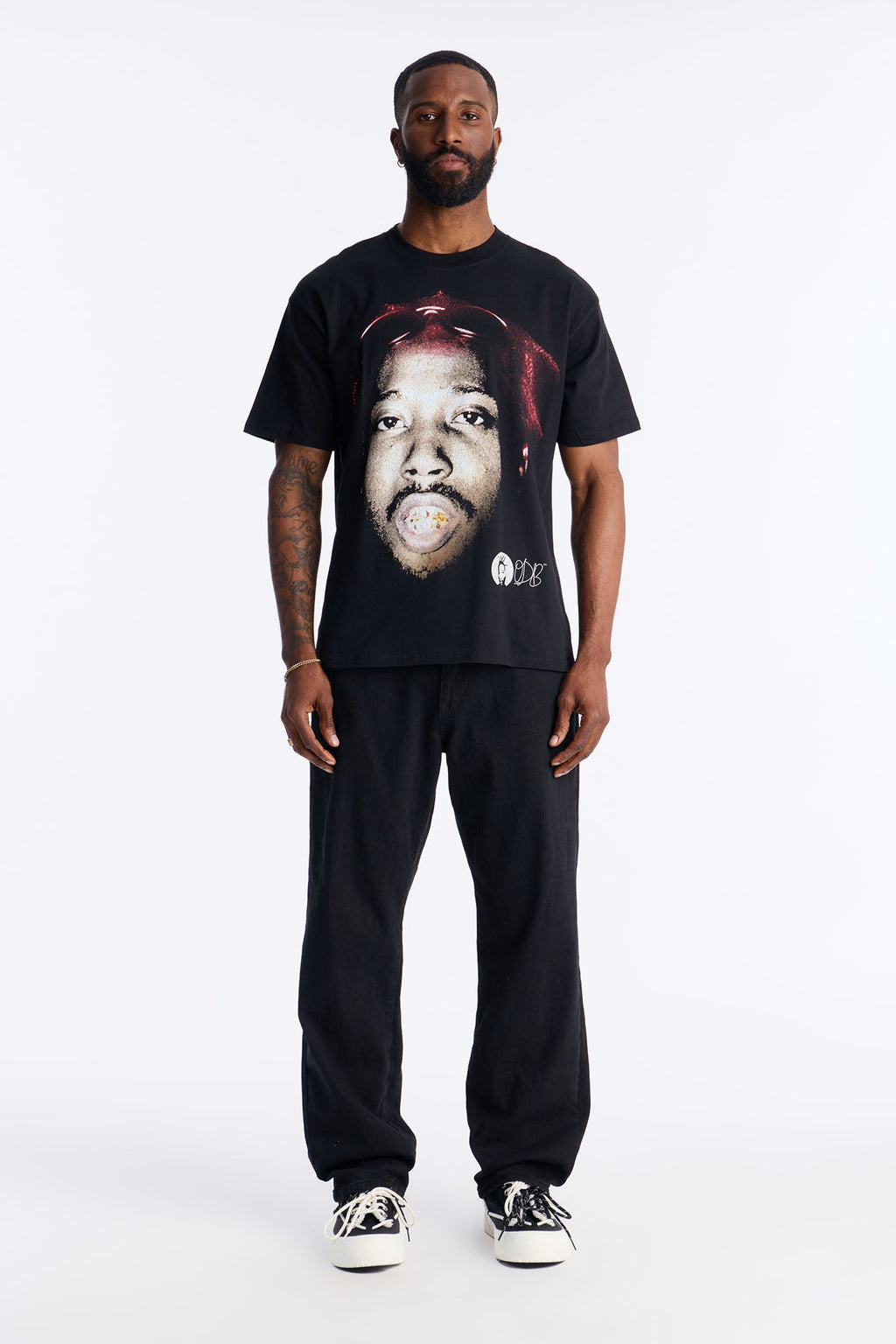 Ol Dirty Bastard Heavy Weight Oversized Short Sleeve Tee - Black