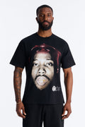 Ol Dirty Bastard Heavy Weight Oversized Short Sleeve Tee - Black