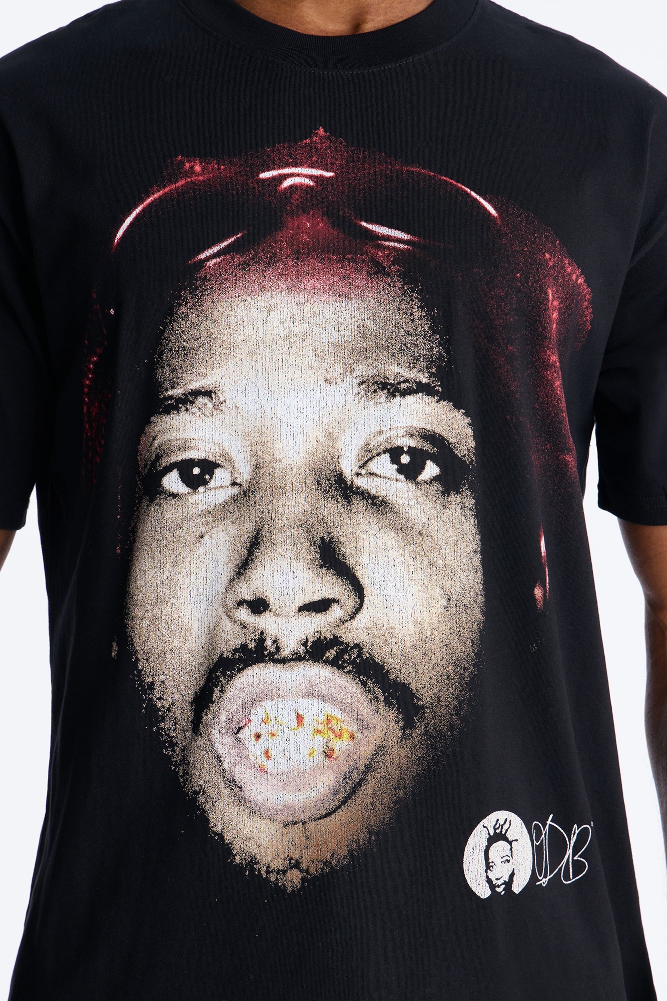 Ol Dirty Bastard Heavy Weight Oversized Short Sleeve Tee - Black