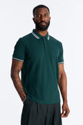Wilson Short Sleeve Polo - Hunter Green