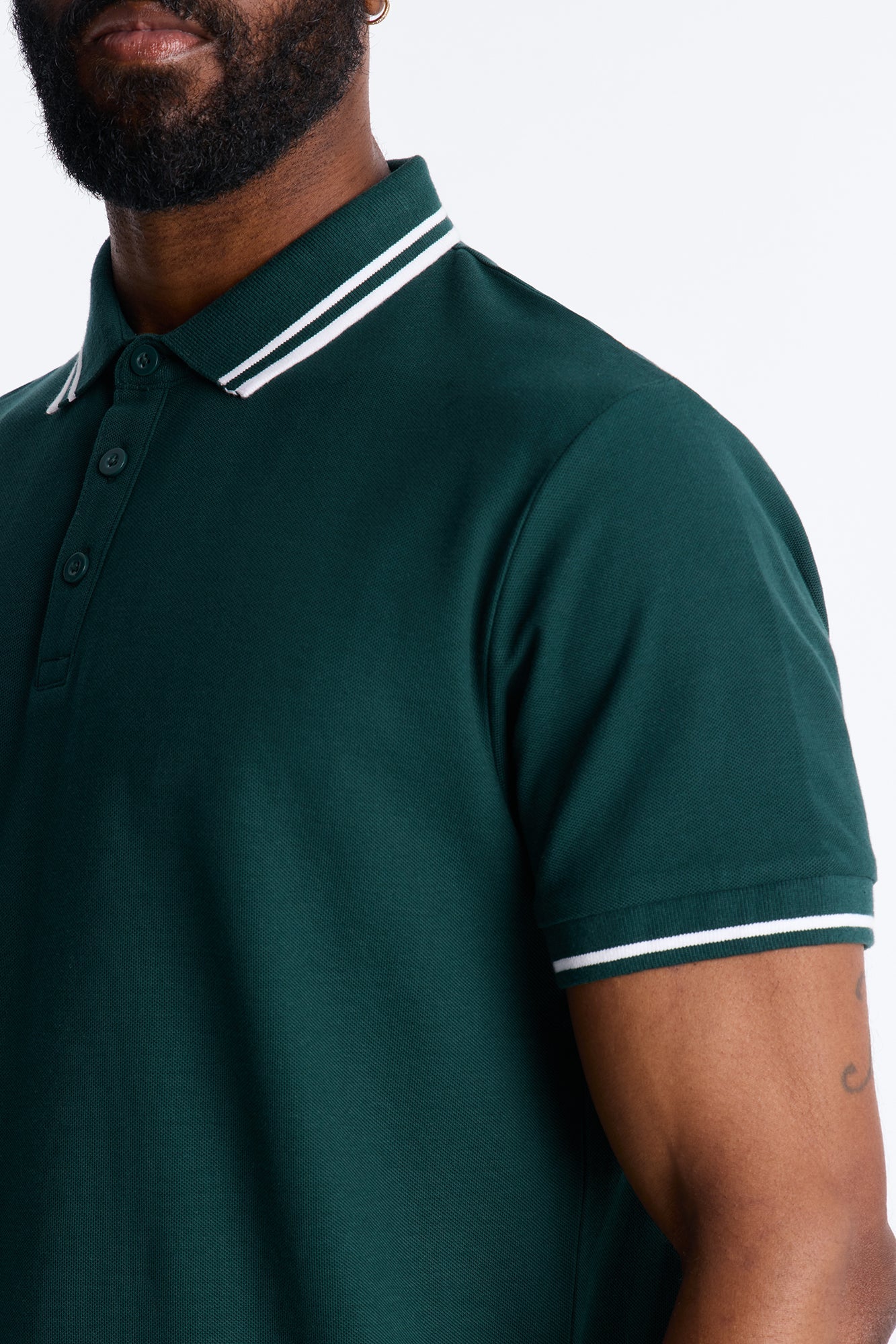 Wilson Short Sleeve Polo - Hunter Green