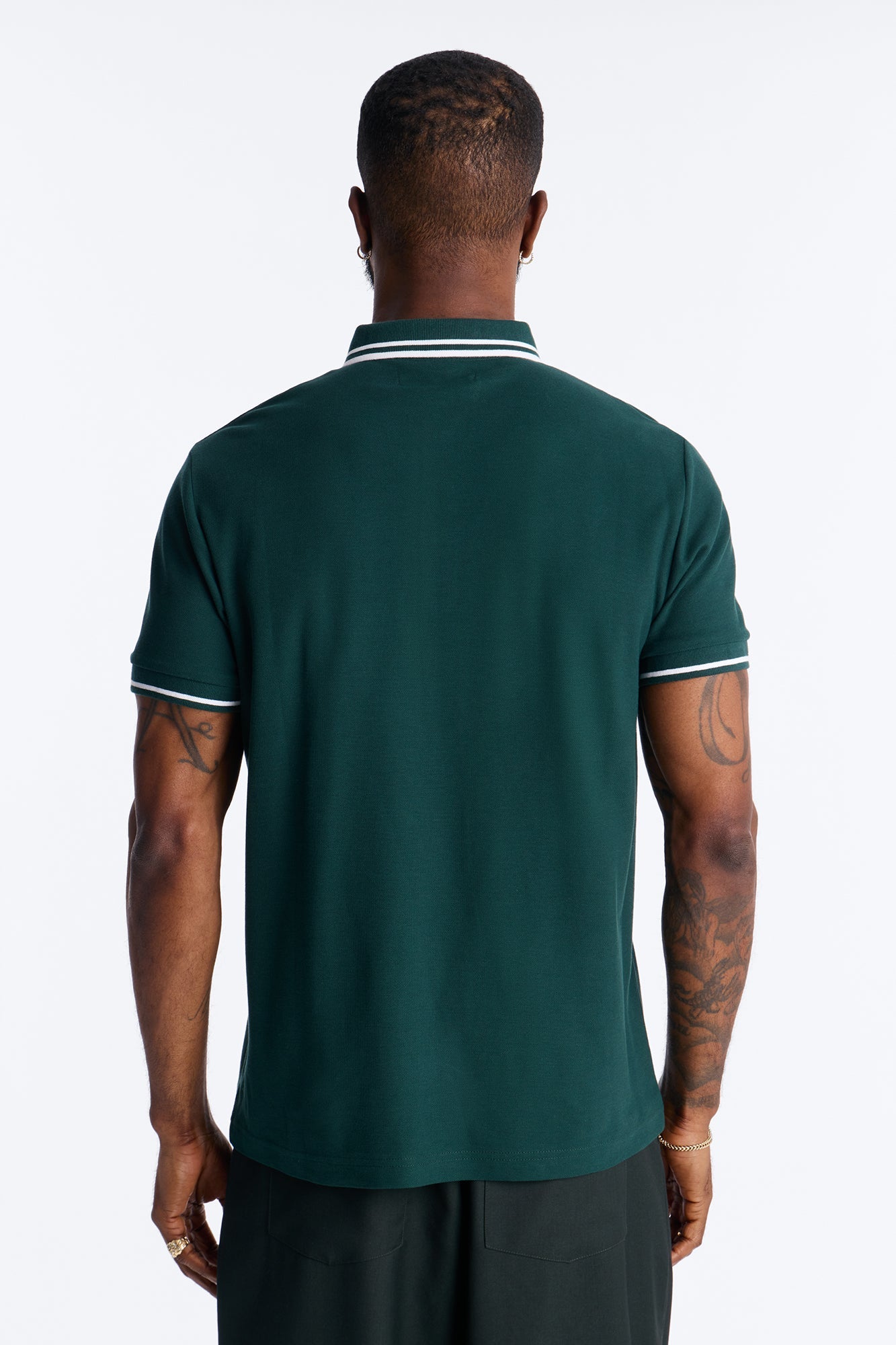 Wilson Short Sleeve Polo - Hunter Green
