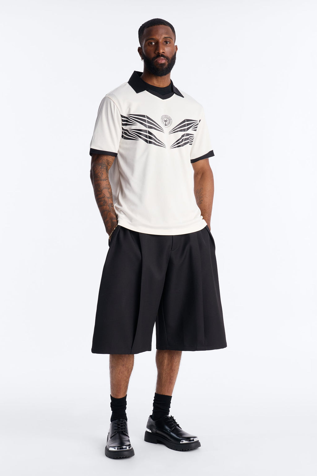 SWDR Johnny Collar Polo - Off White