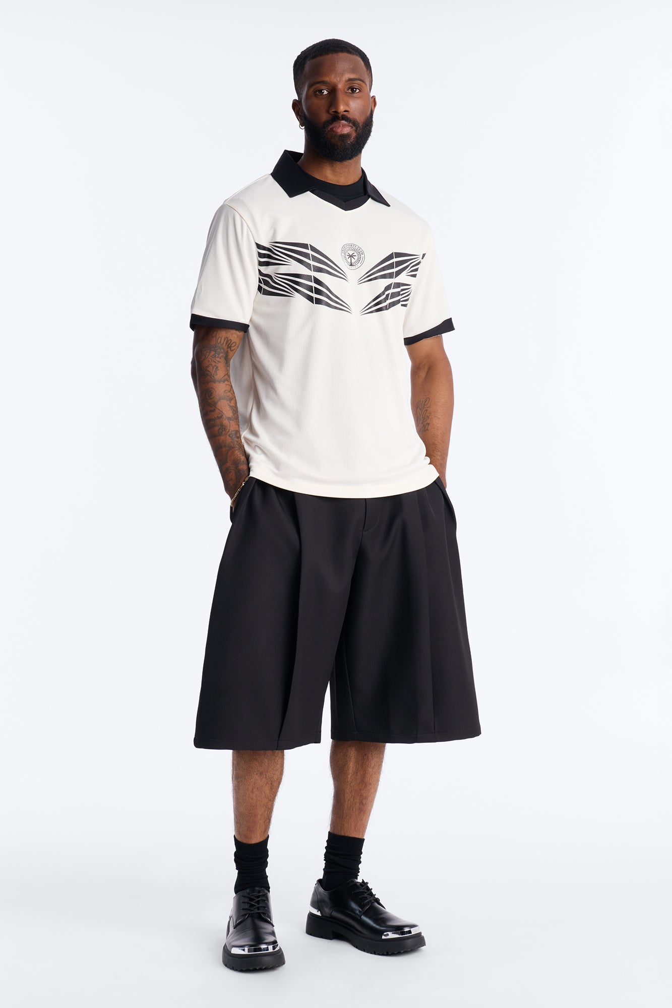 SWDR Johnny Collar Polo - Off White