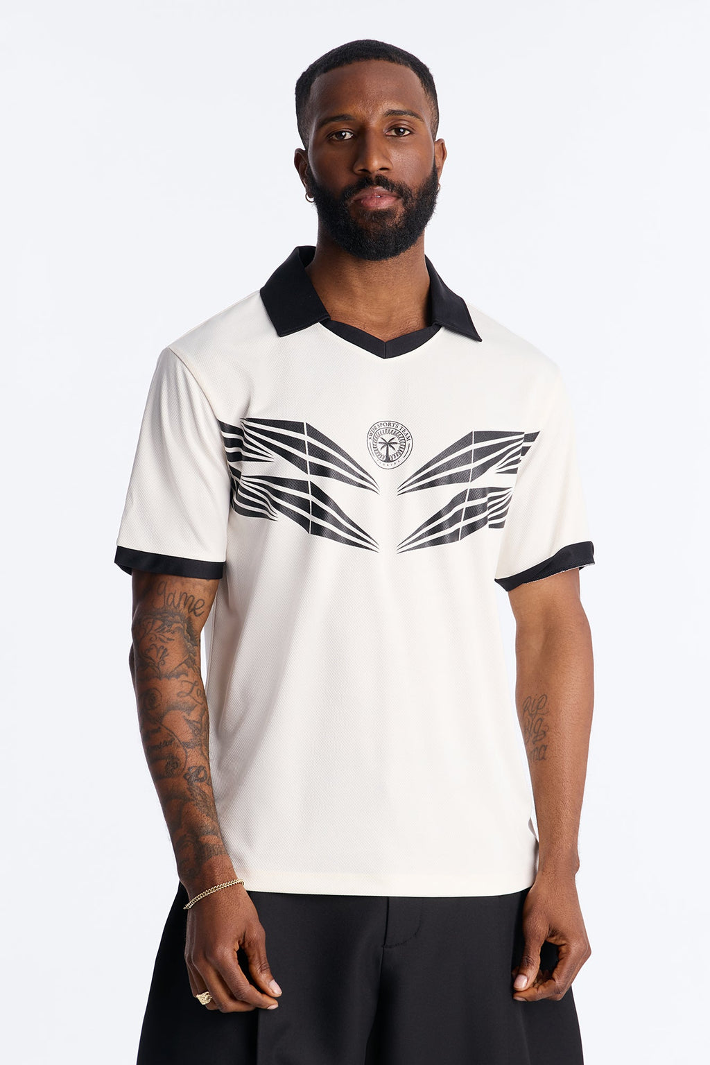SWDR Johnny Collar Polo - Off White