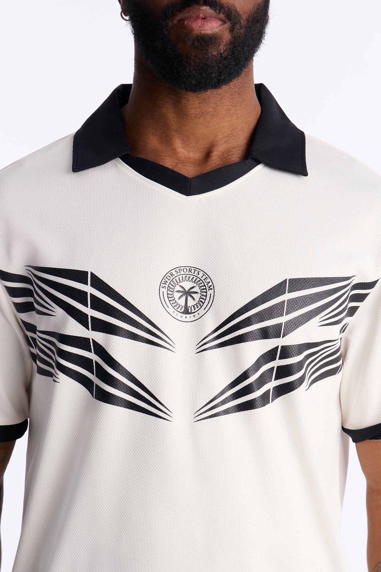 SWDR Johnny Collar Polo - Off White