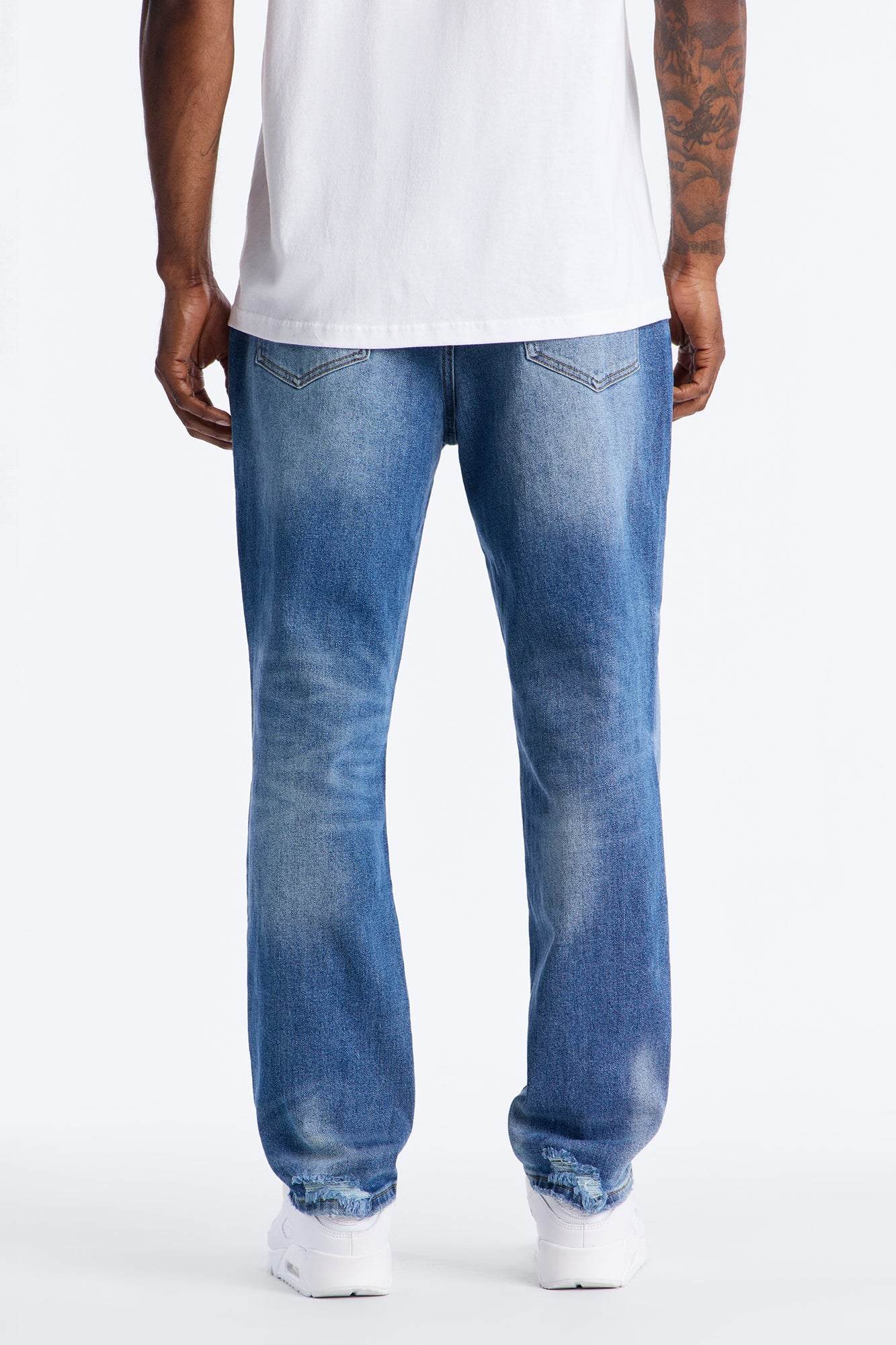 Got You Distressed Slim Jeans - Dark Wash