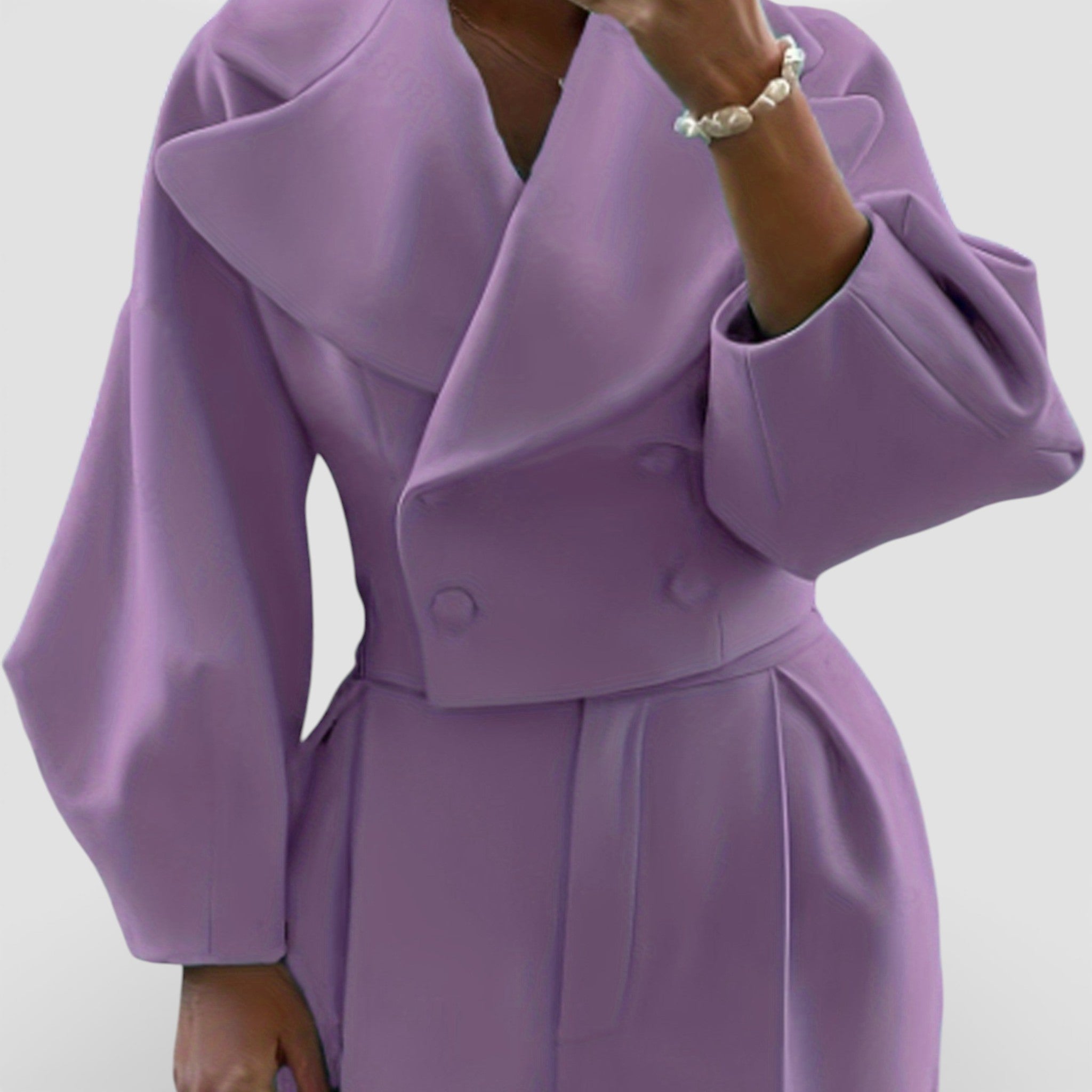 CIVI | Women’s Turn-Collar Set – Refined Winter Style