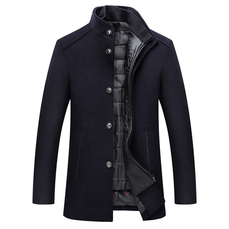 CIVI | Long Winter Wool-Blend Coat