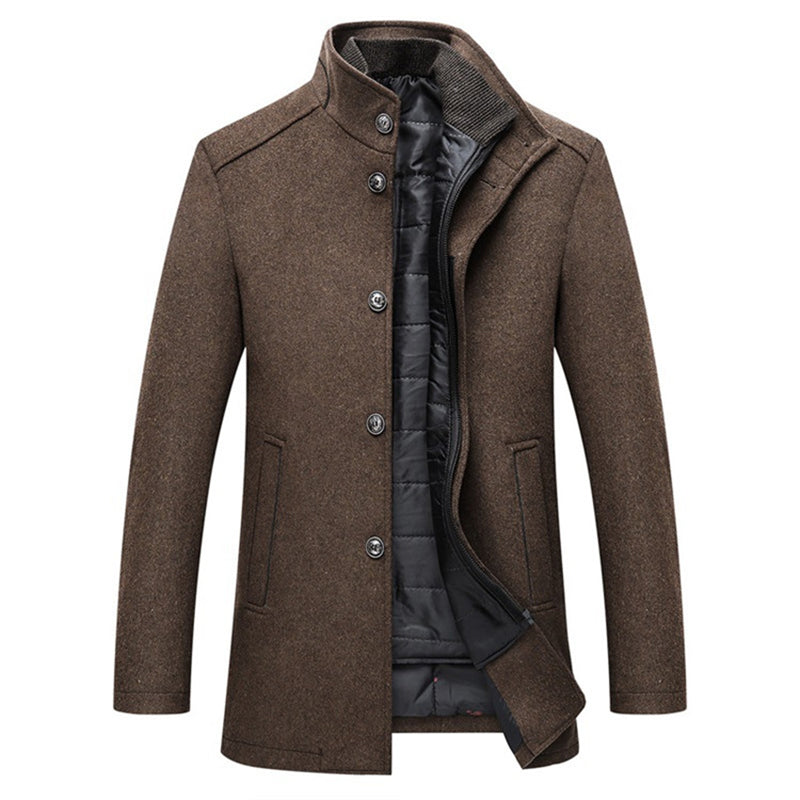 CIVI | Long Winter Wool-Blend Coat