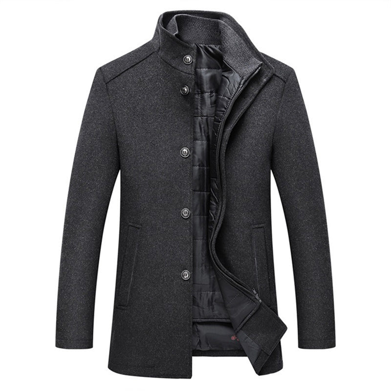 CIVI | Long Winter Wool-Blend Coat