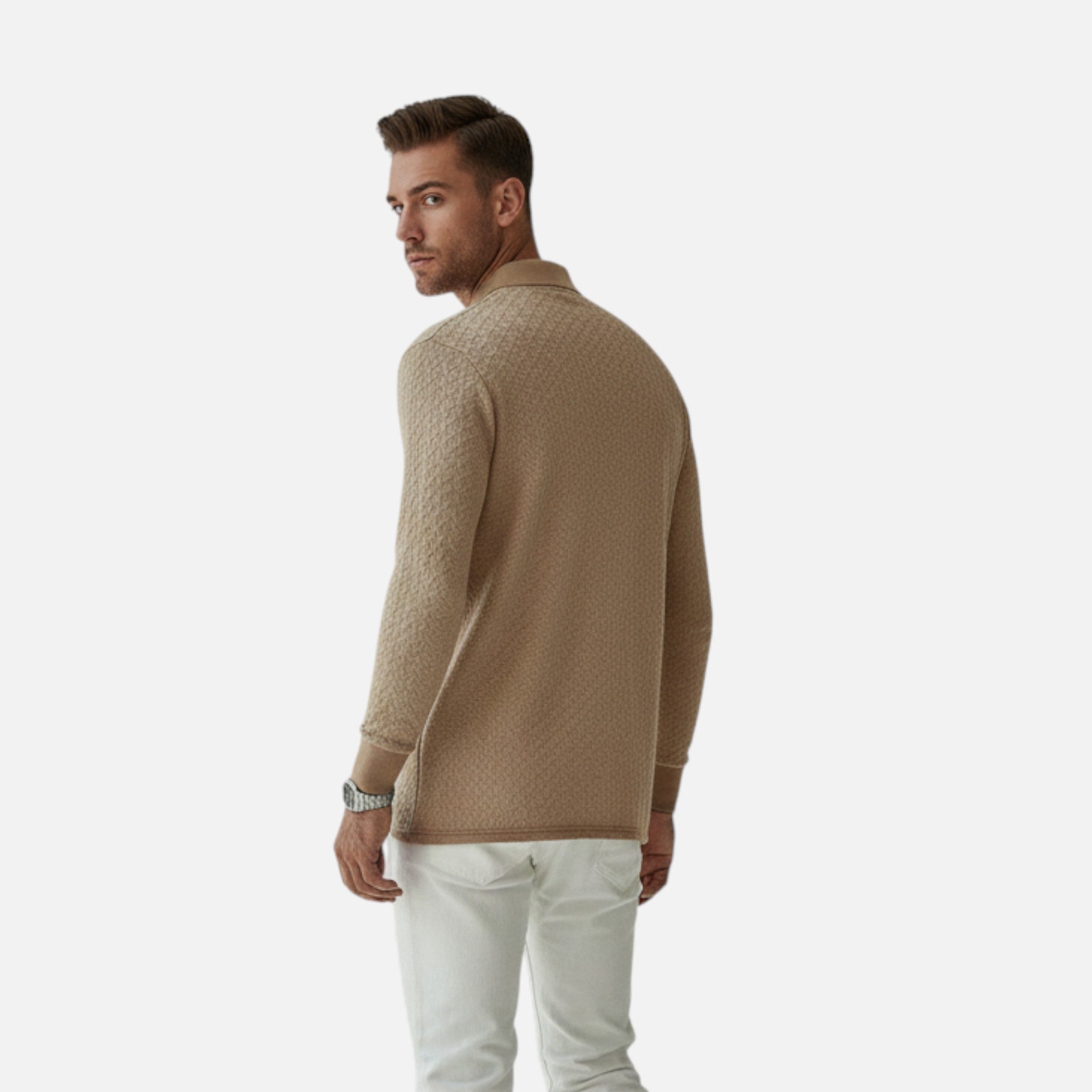 CIVI | Men’s Long Sleeve Polo – Refined Everyday Wear