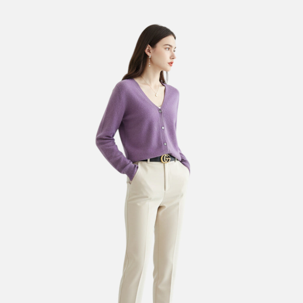 CIVI | Women’s Short Cardigan – Refined Classic Knitwear