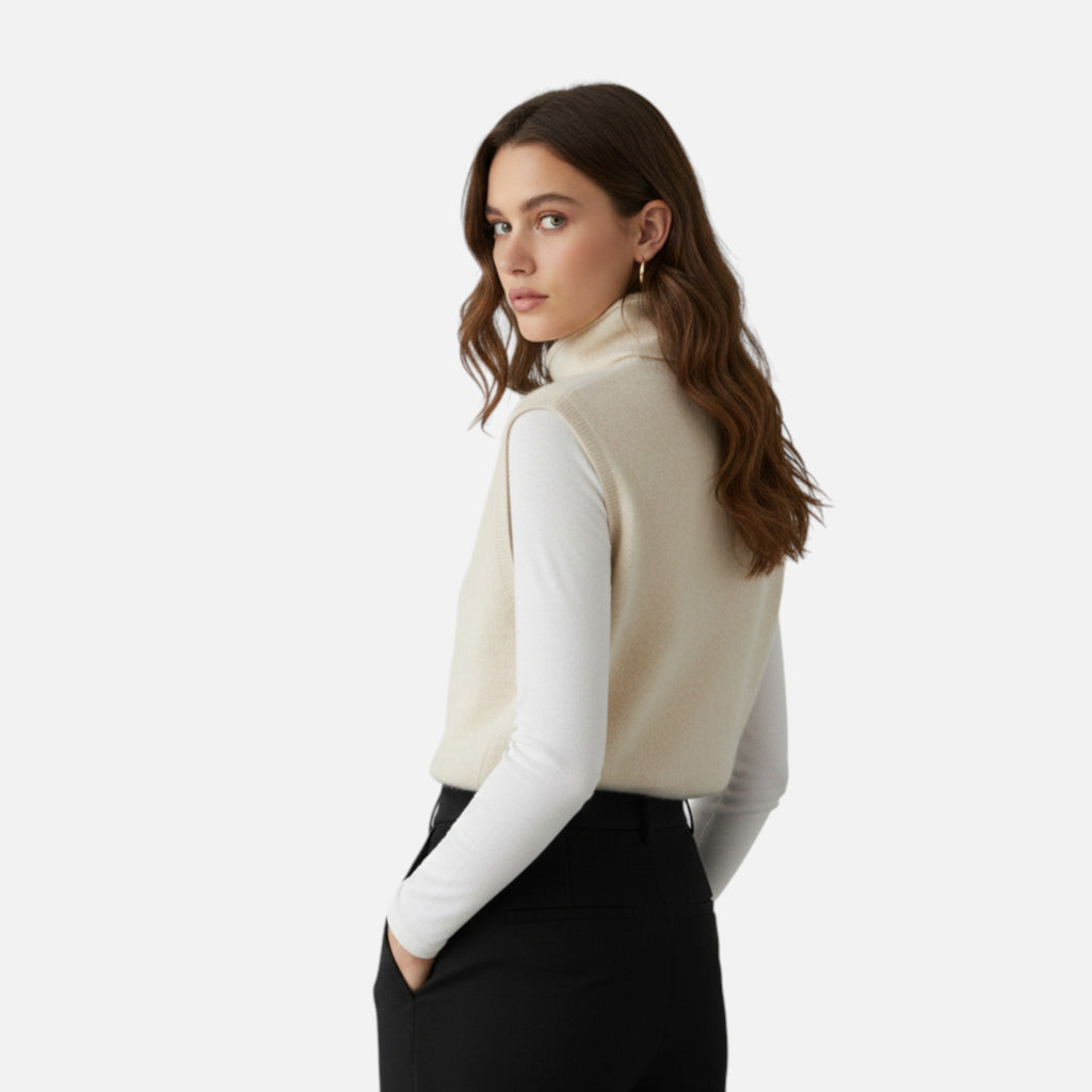 CIVI | Women’s Merino Wool Vest – Heritage Knitwear